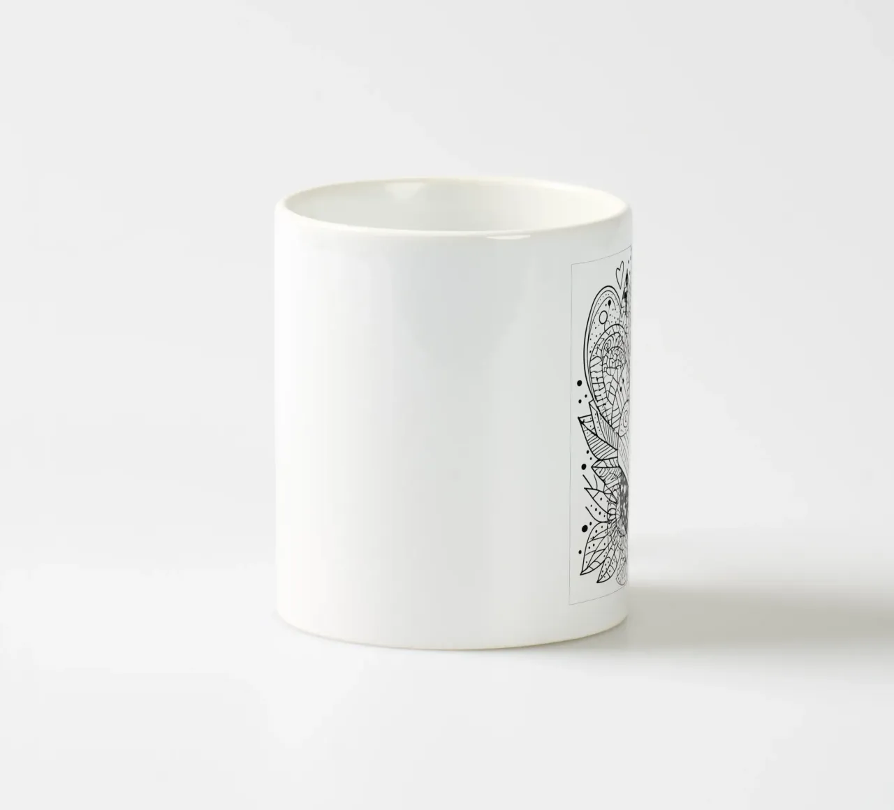 Modello a cuore tazza in ceramica da Motivate-Today