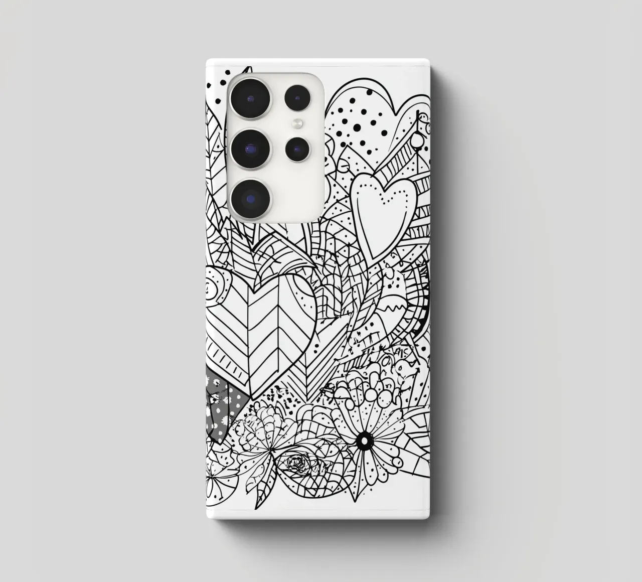 Heart Pattern cover samsung da Motivate-Today