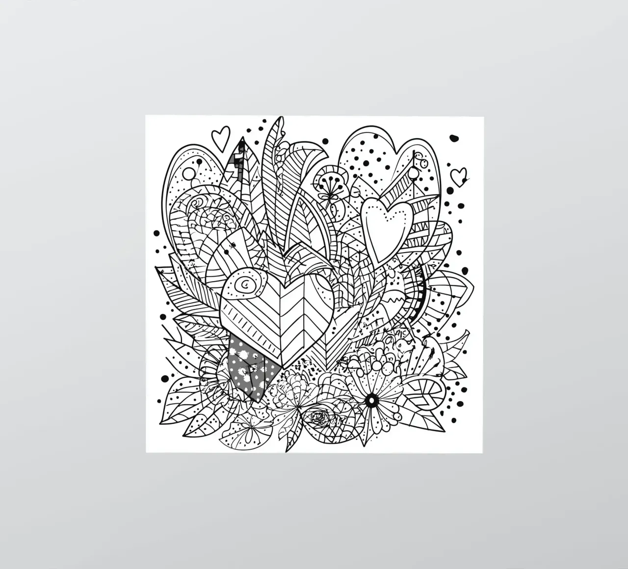 Heart Pattern sticker by Motivate-Today