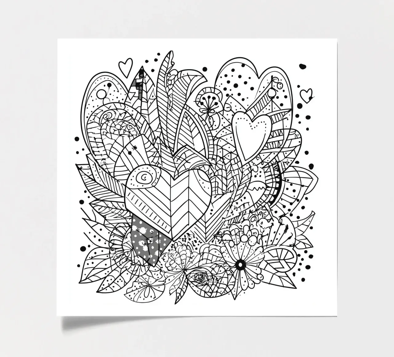 Heart Pattern sticker sheet by Motivate-Today