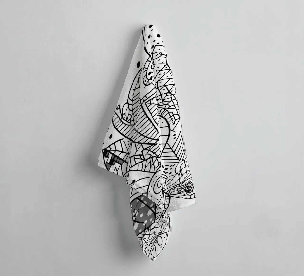 Heart Pattern towel by Motivate-Today