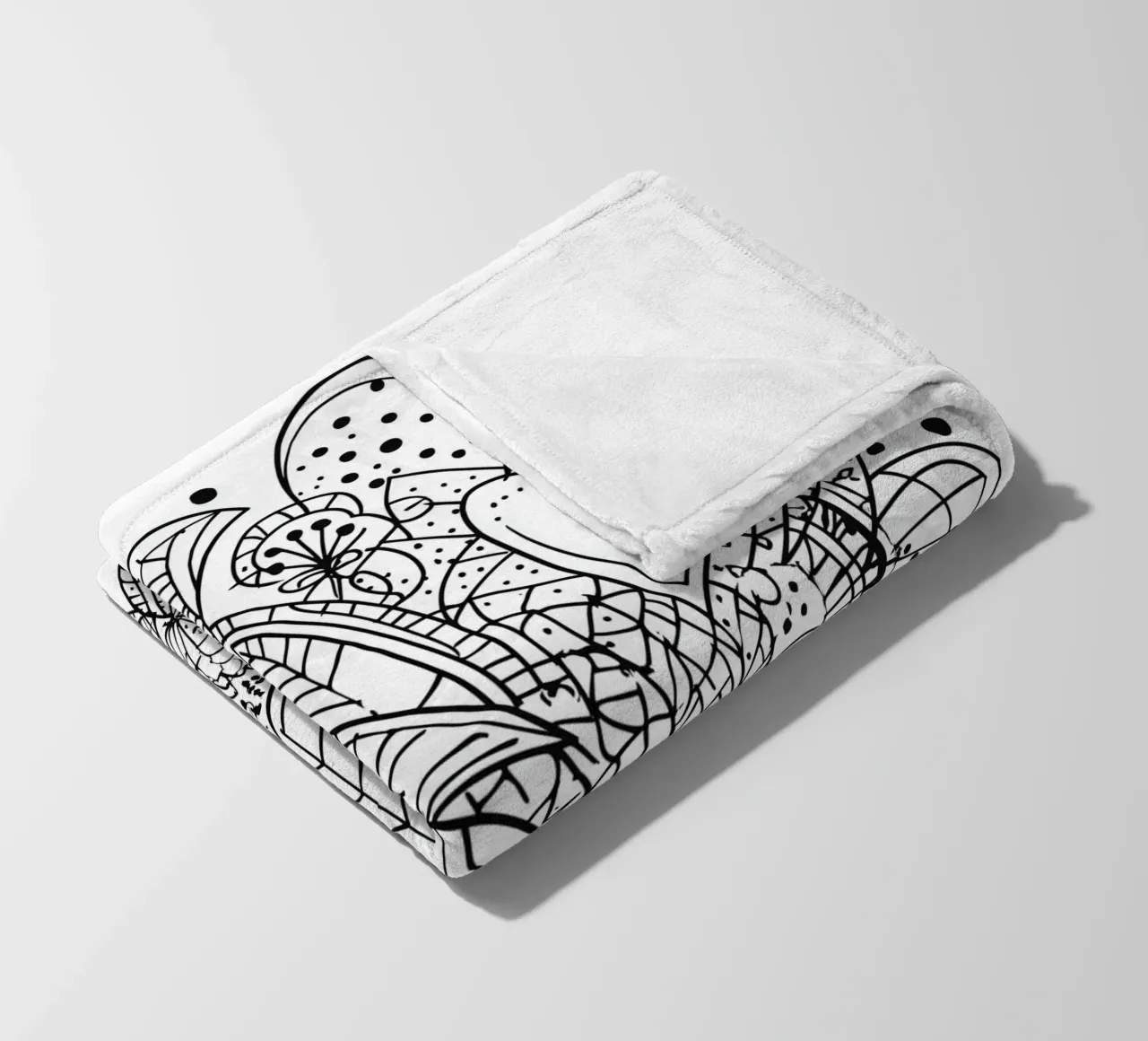 Heart Pattern fleece blanket by Motivate-Today