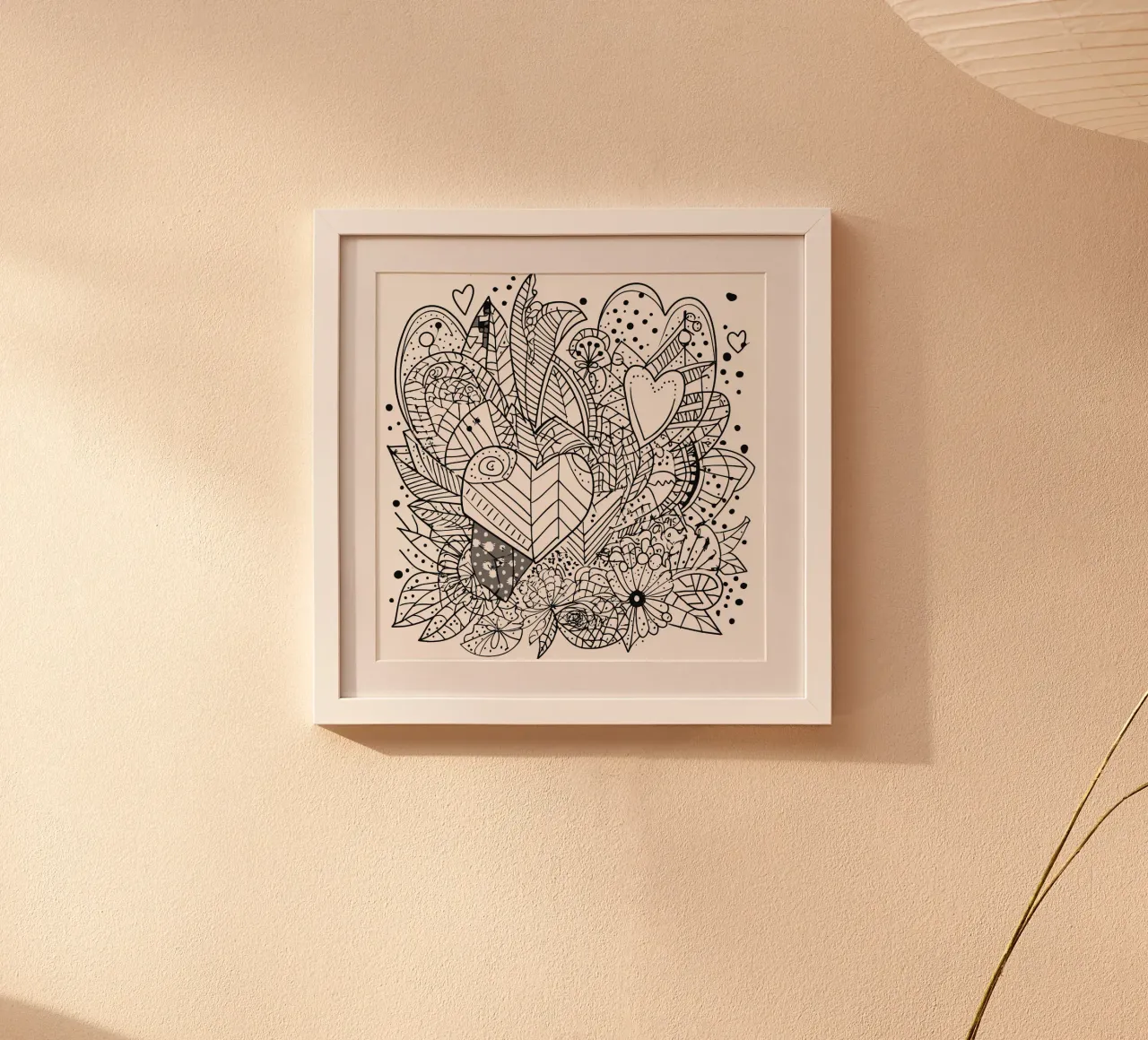 Heart Pattern poster by Motivate-Today