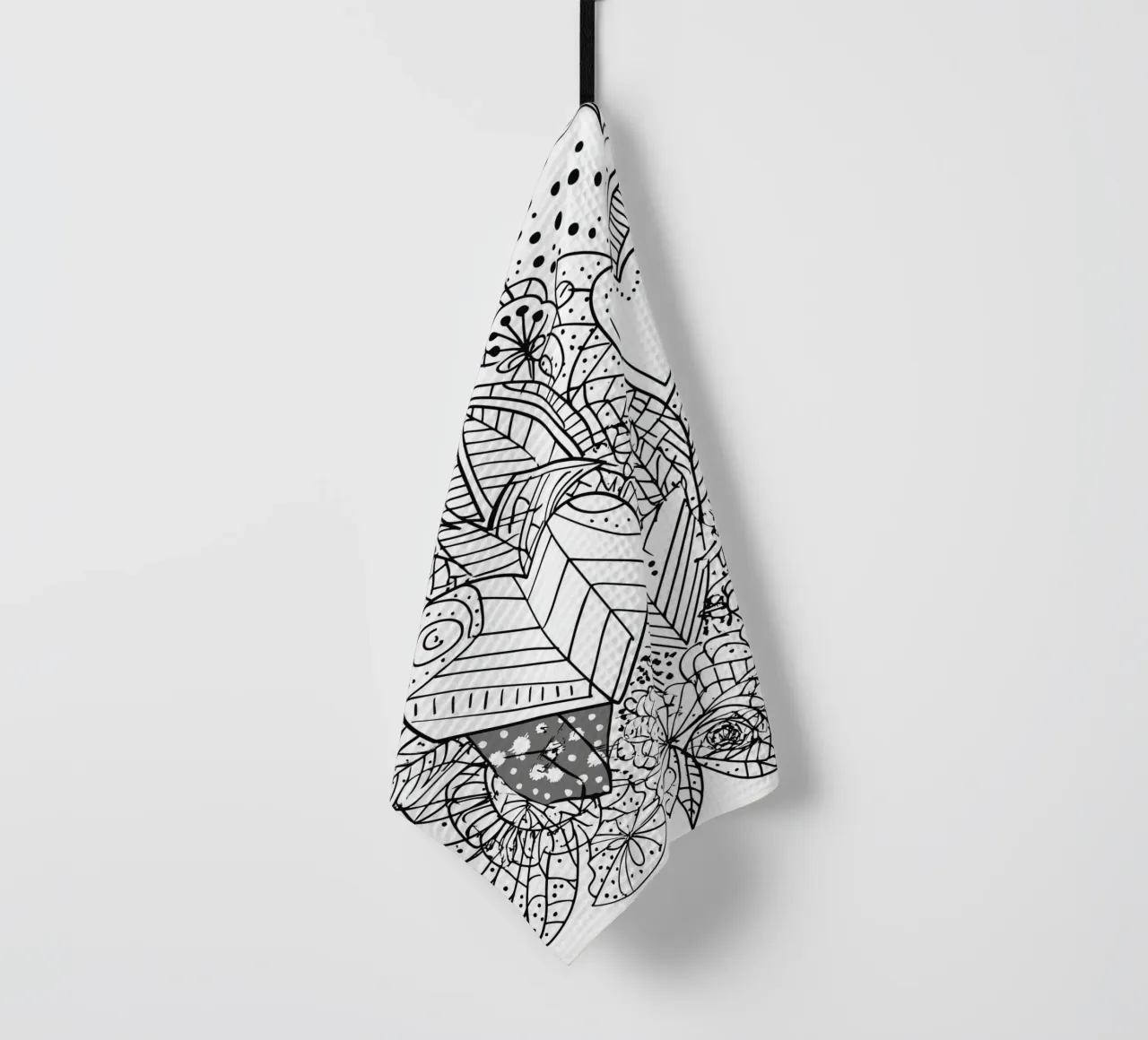 Motif en forme de cœur torchon de Motivate-Today