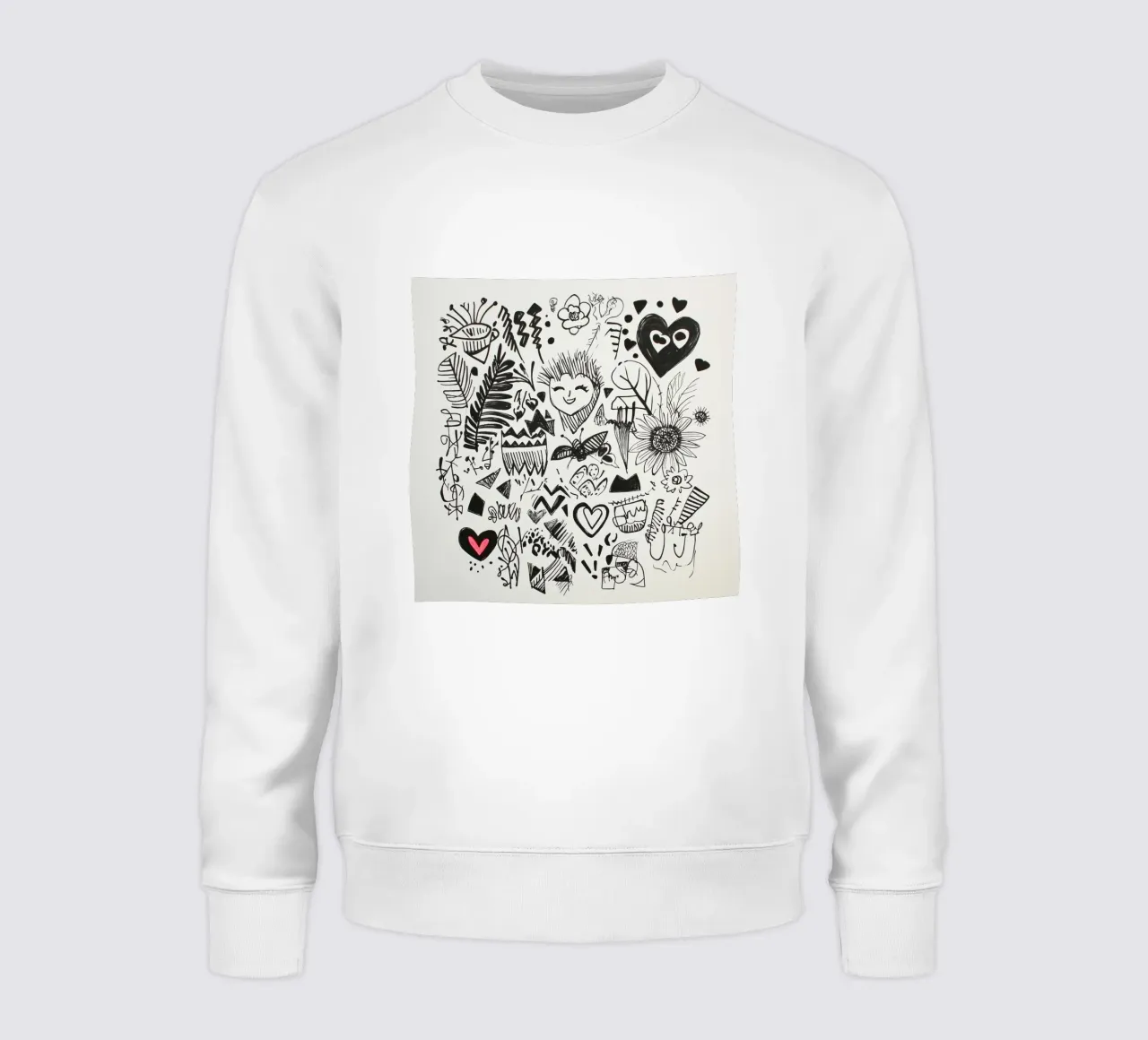 Happiness Pattern sweatshirt by Motivate-Today