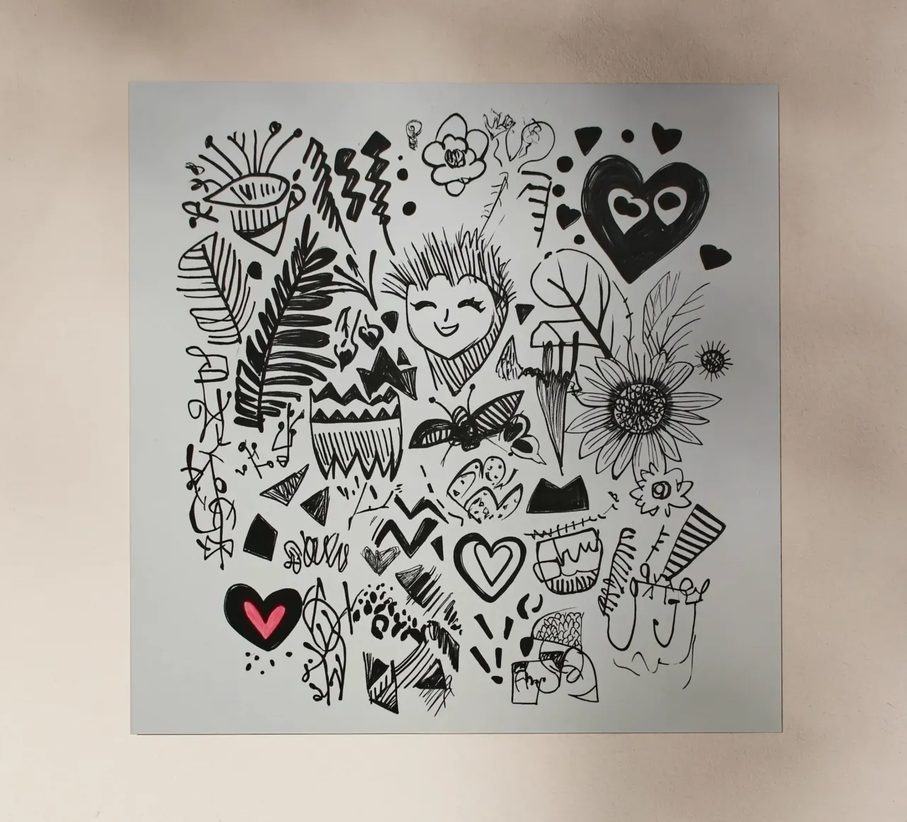 Modello di felicità pellicola backlit da Motivate-Today