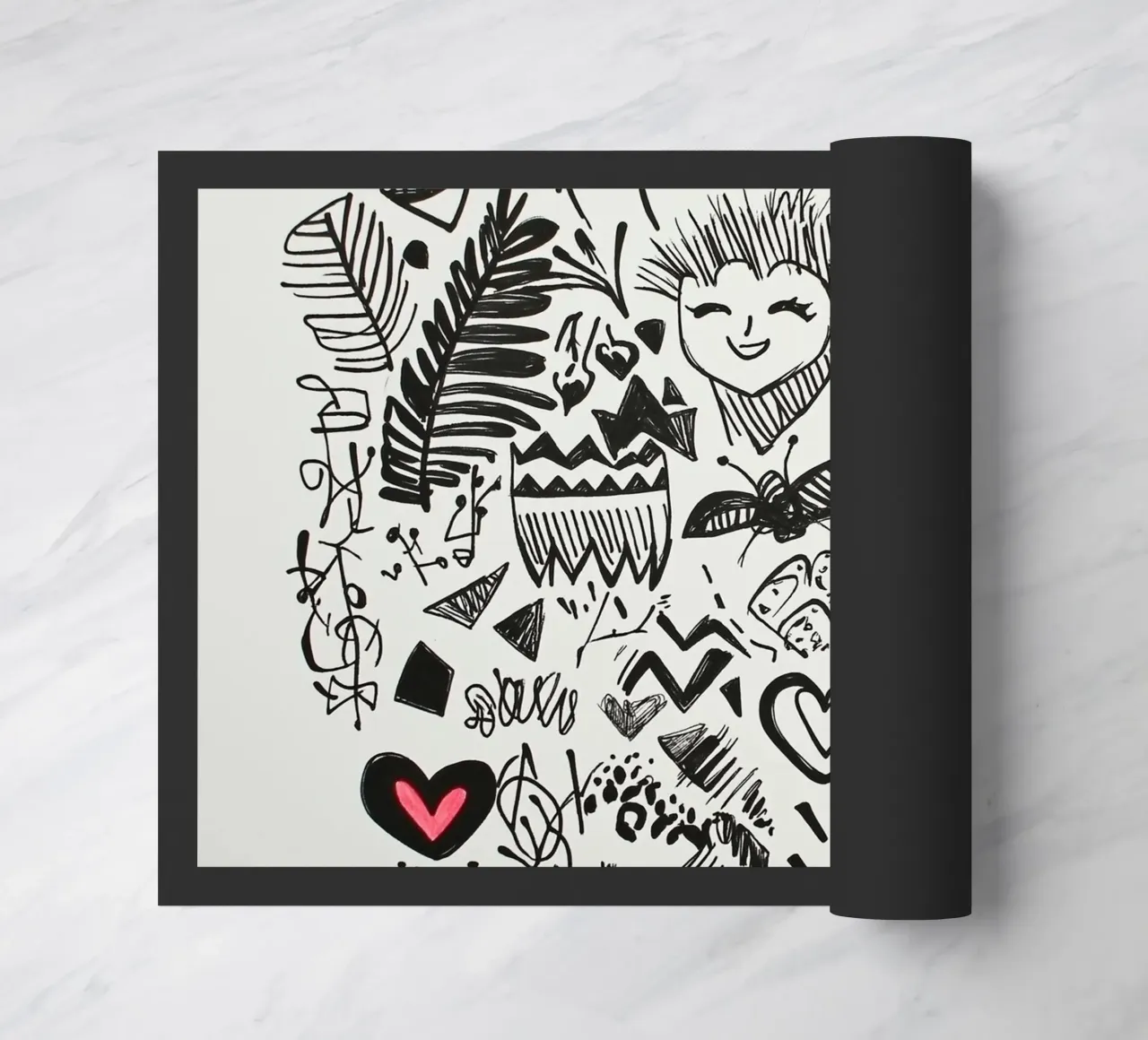 Modello di felicità zerbino da Motivate-Today