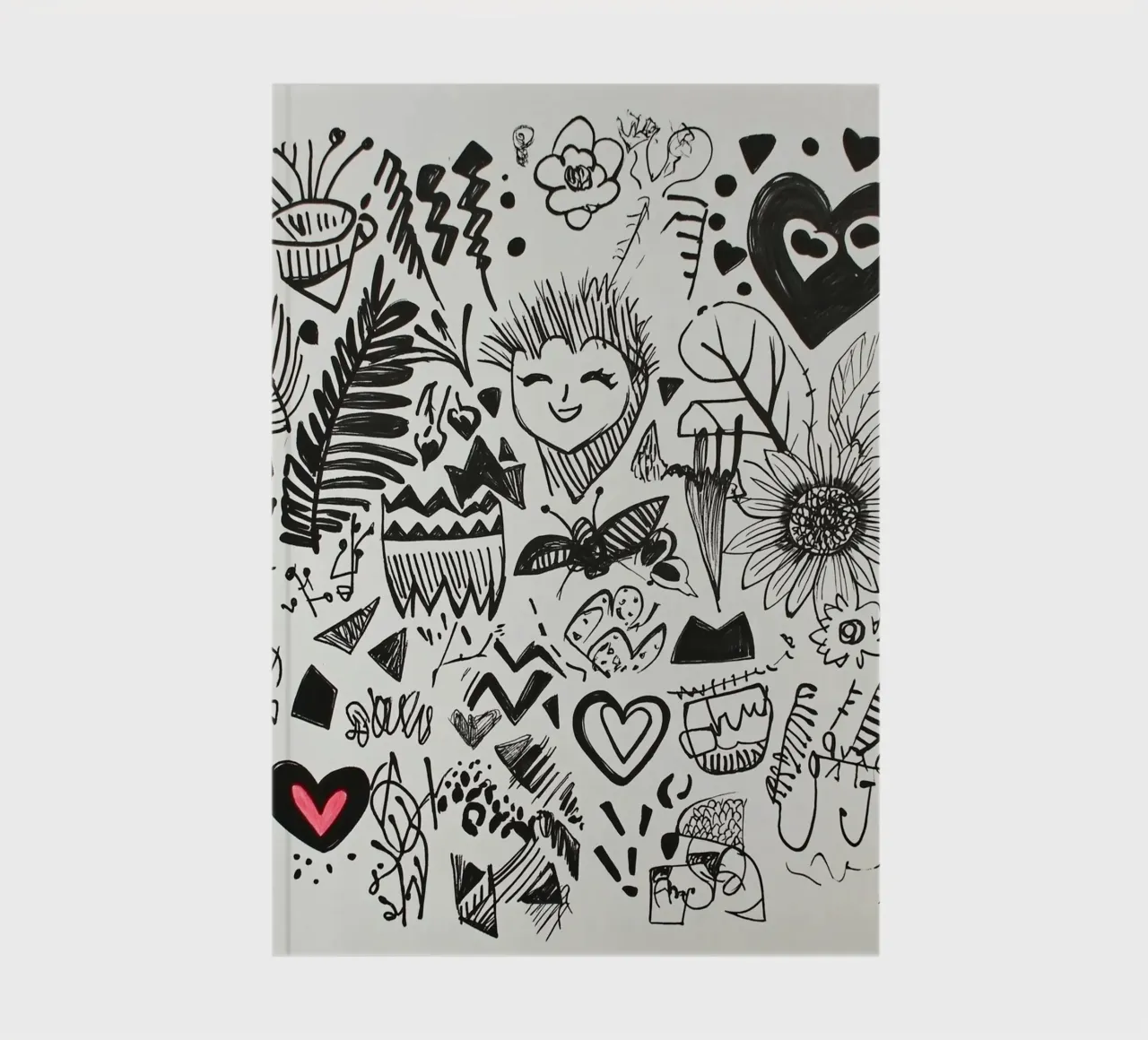 Happiness Pattern notebook by Motivate-Today