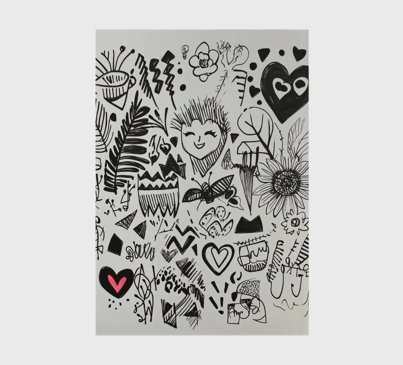 Happiness Pattern notebook by Motivate-Today