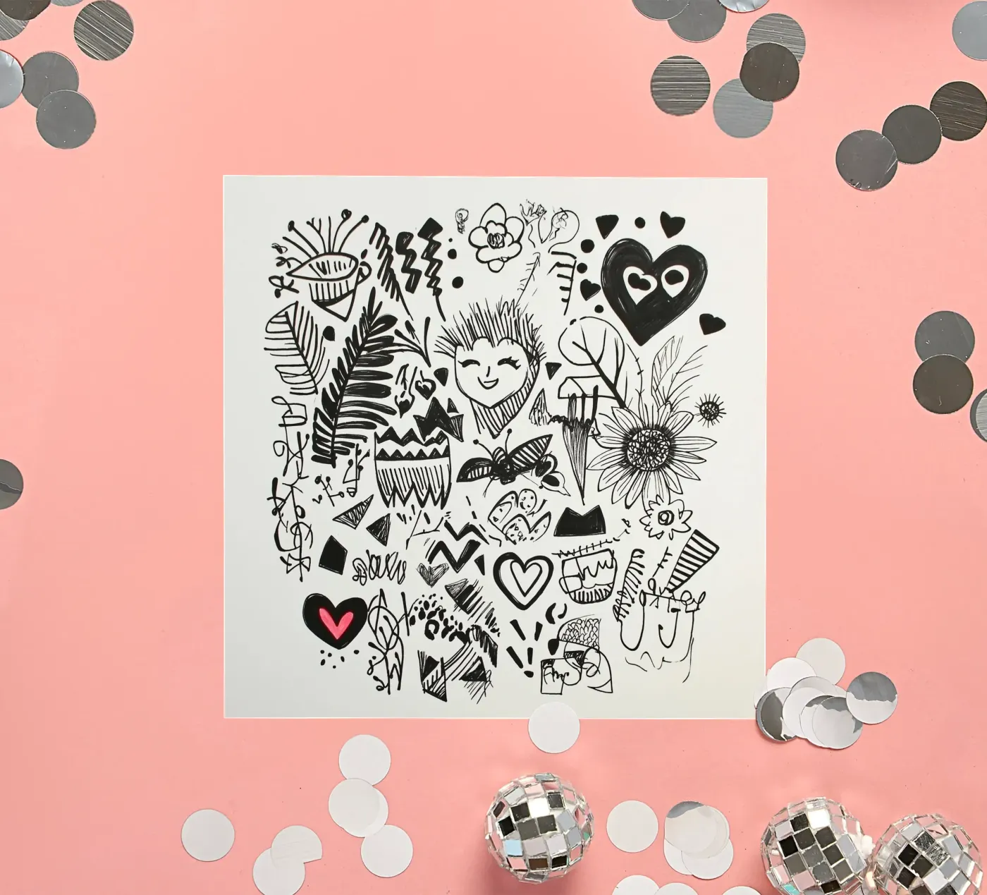 Happiness Pattern sticker by Motivate-Today