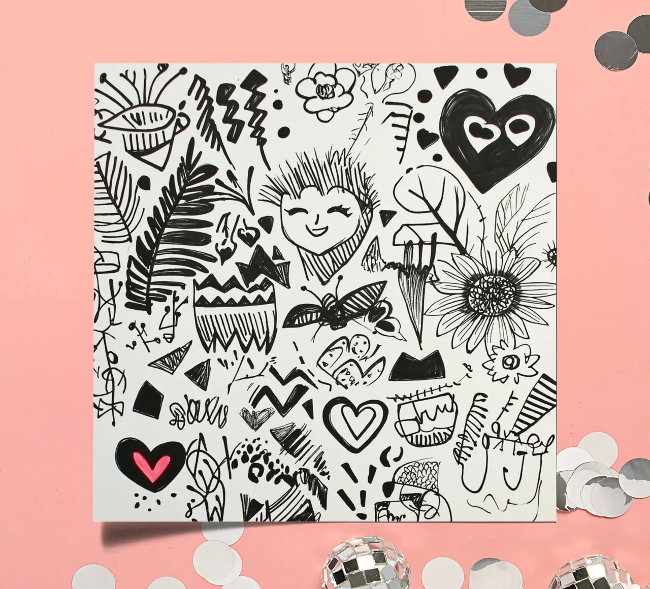 Happiness Pattern sticker sheet by Motivate-Today