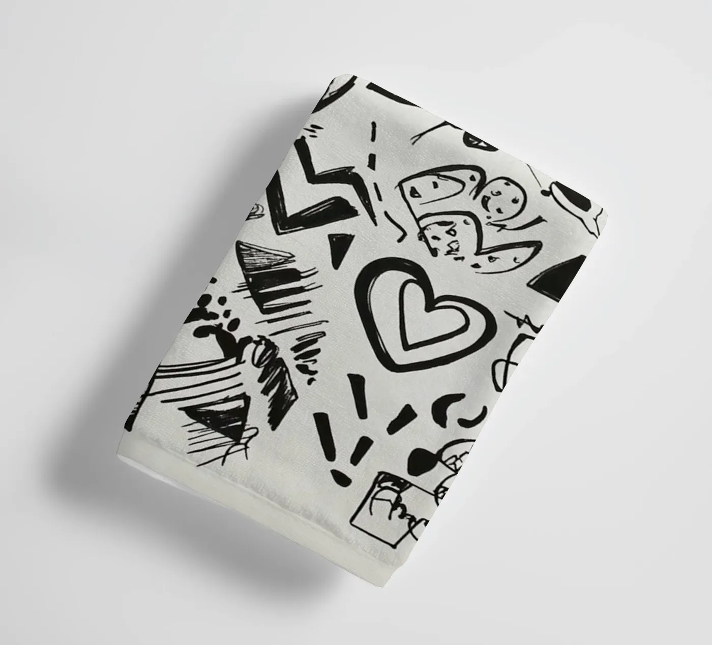 Happiness Pattern towel by Motivate-Today