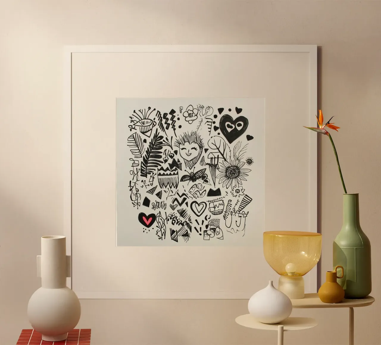 Modèle du bonheur poster de Motivate-Today