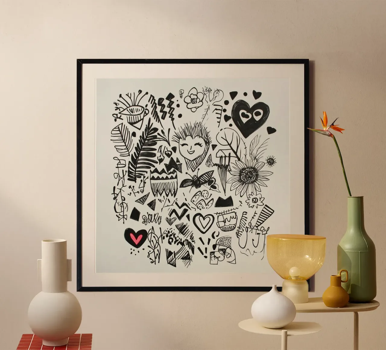 Modèle du bonheur poster de Motivate-Today