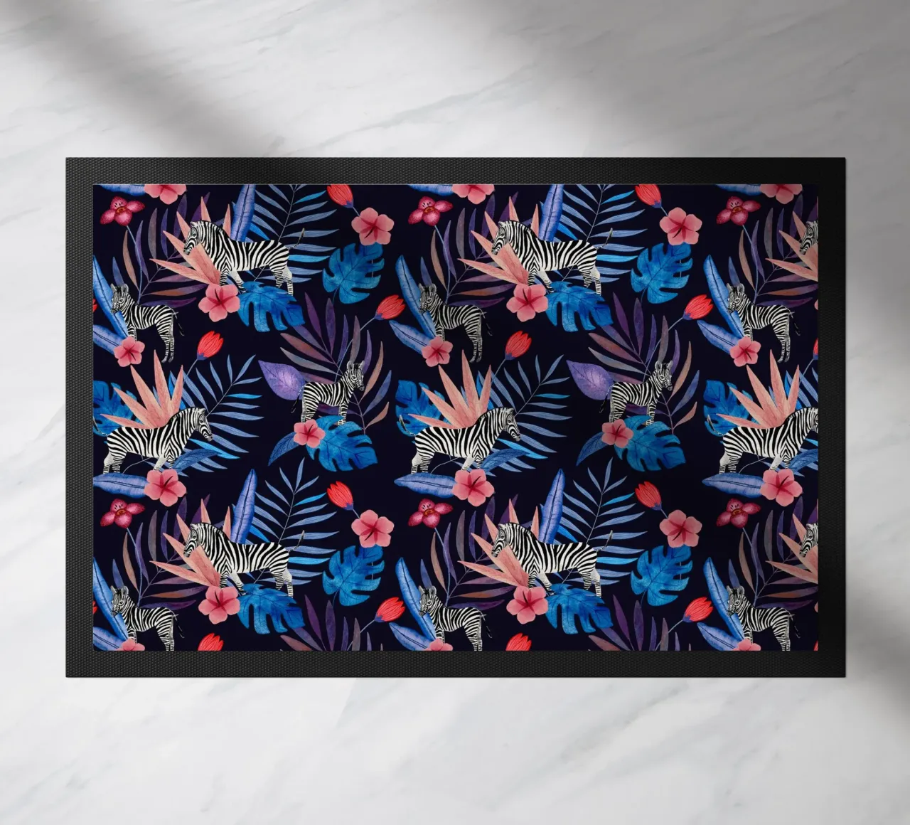 Fantom Fifi Art - Tropisches Zebra Navy zerbino da The Artcircle
