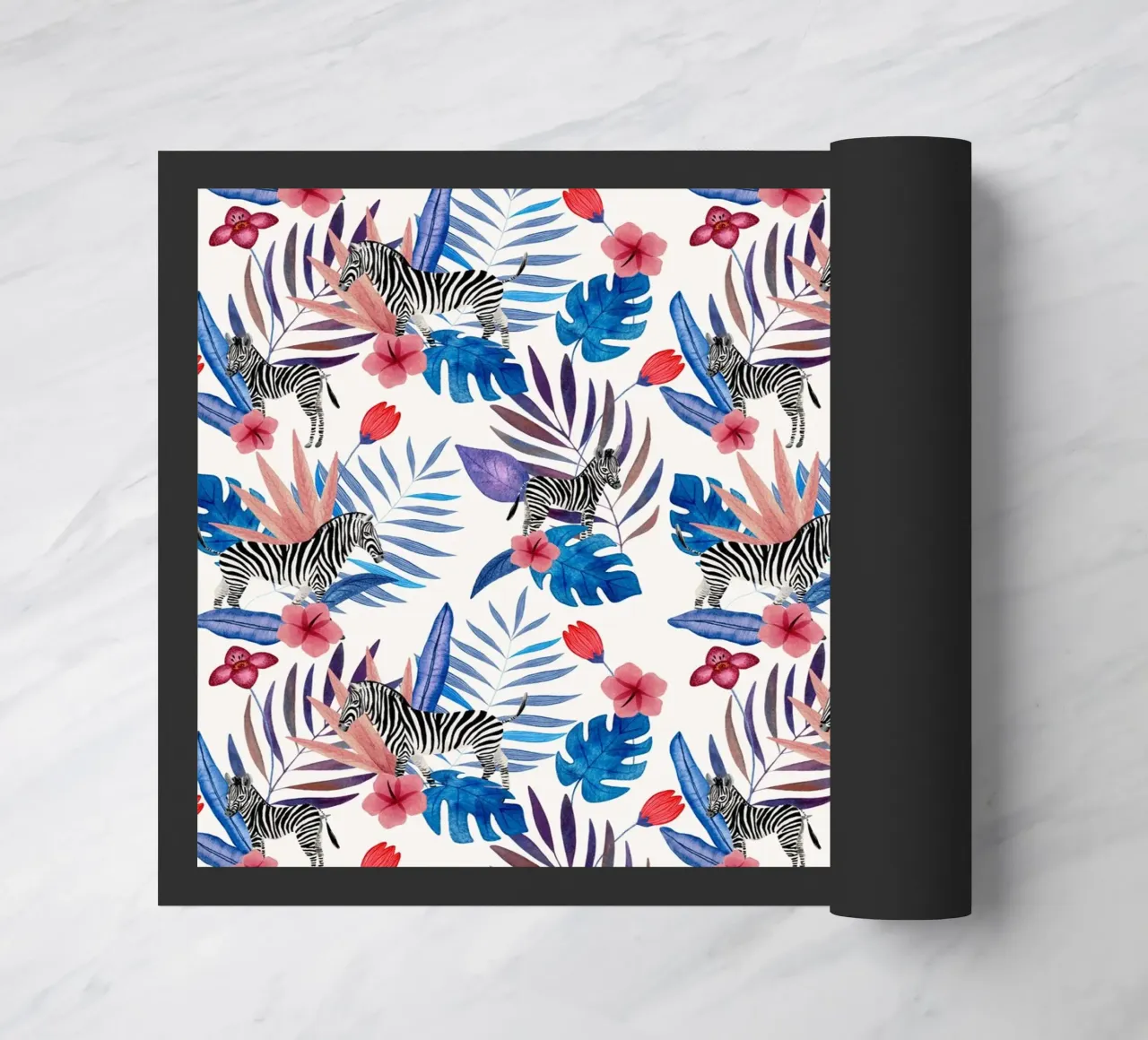 Fantom Fifi Art - Tropisches Zebra Weiß zerbino da The Artcircle