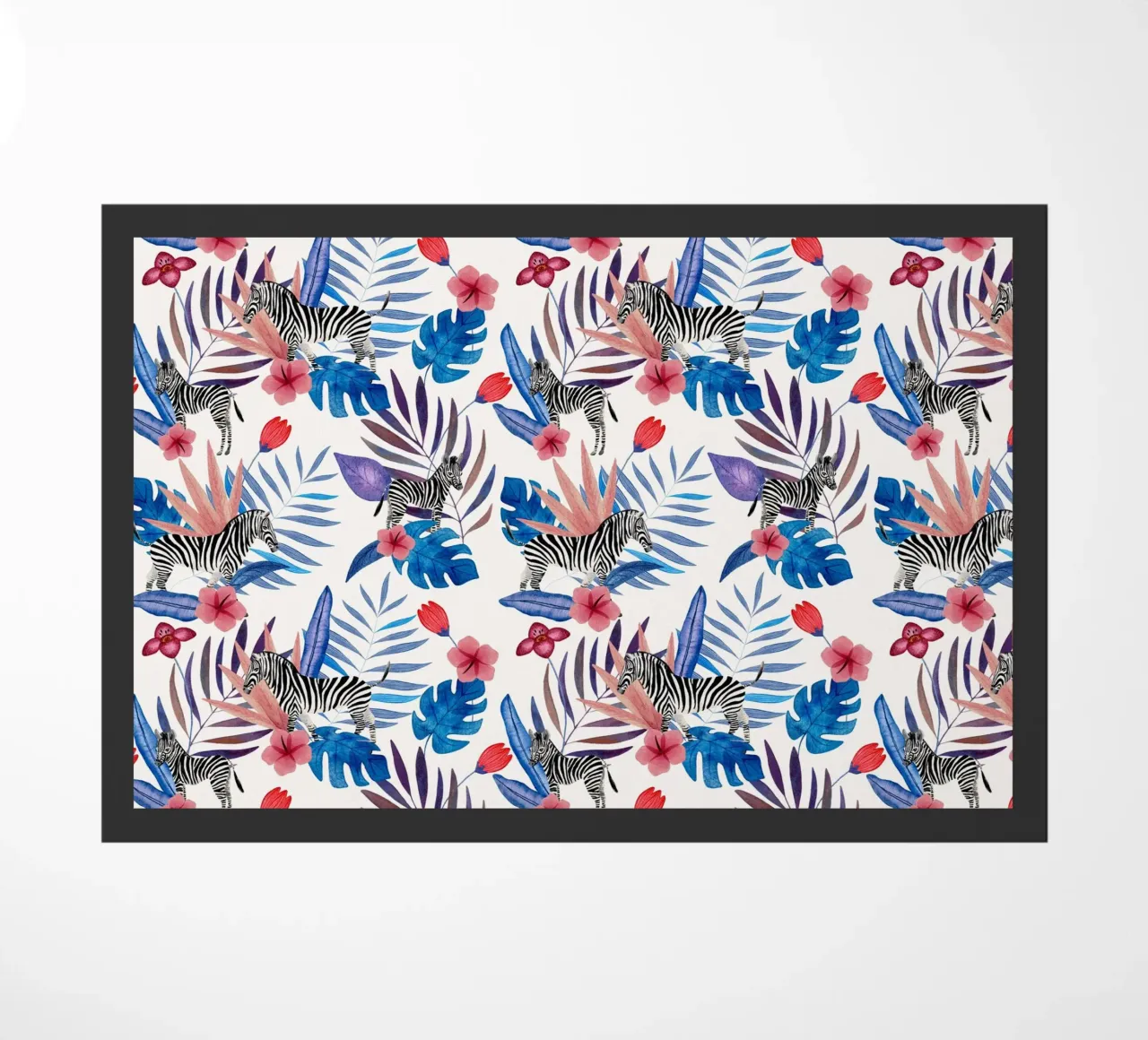 Fantom Fifi Art - Tropisches Zebra Weiß zerbino da The Artcircle