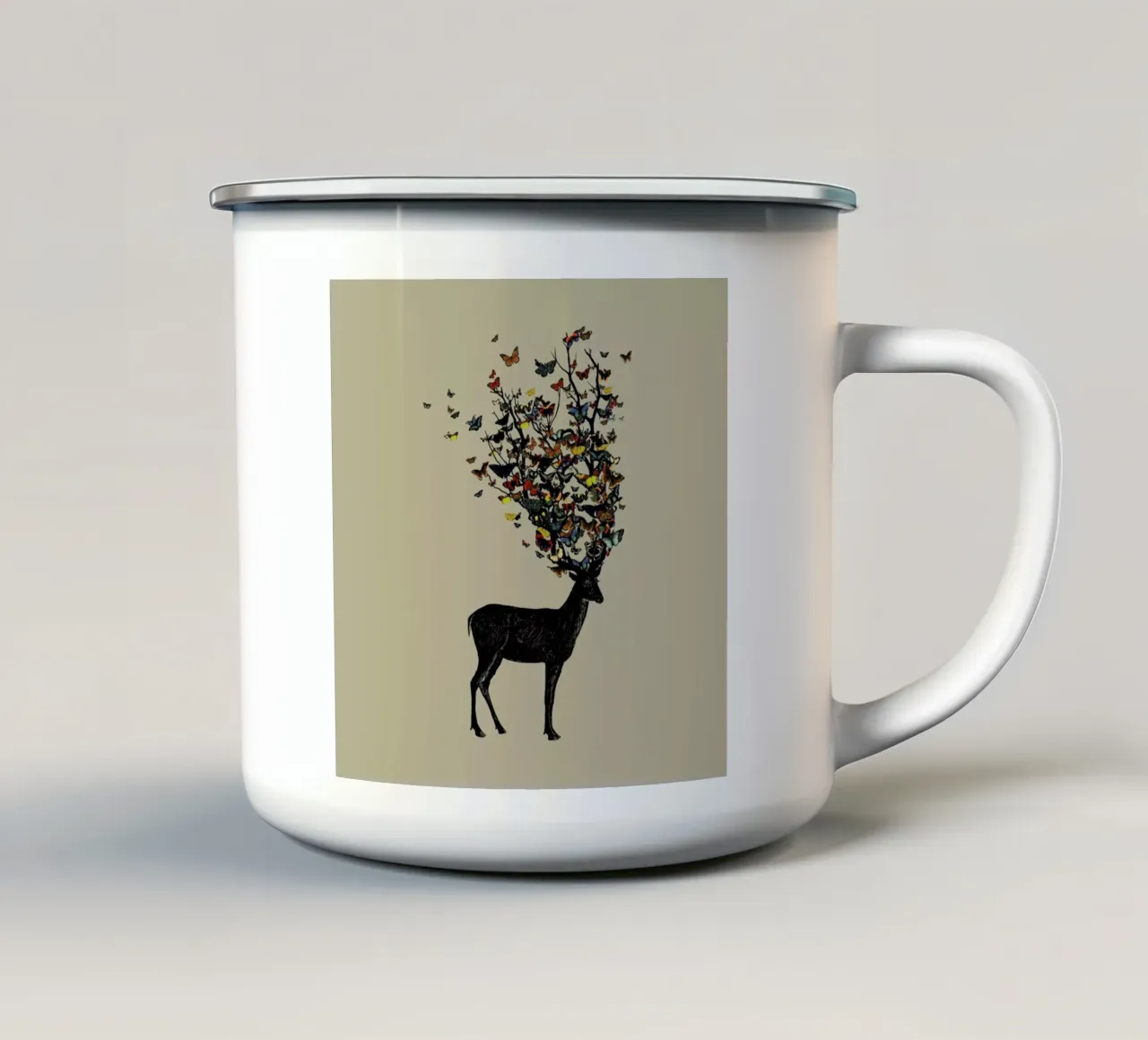 Wild Nature tazza in smalto da Tobe Fonseca