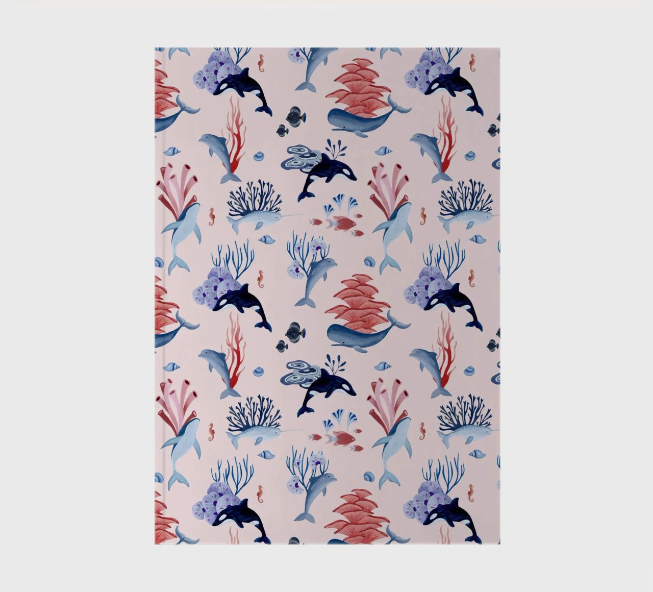 Fantom Fifi Art - Unterwasser Korallen notebook by The Artcircle