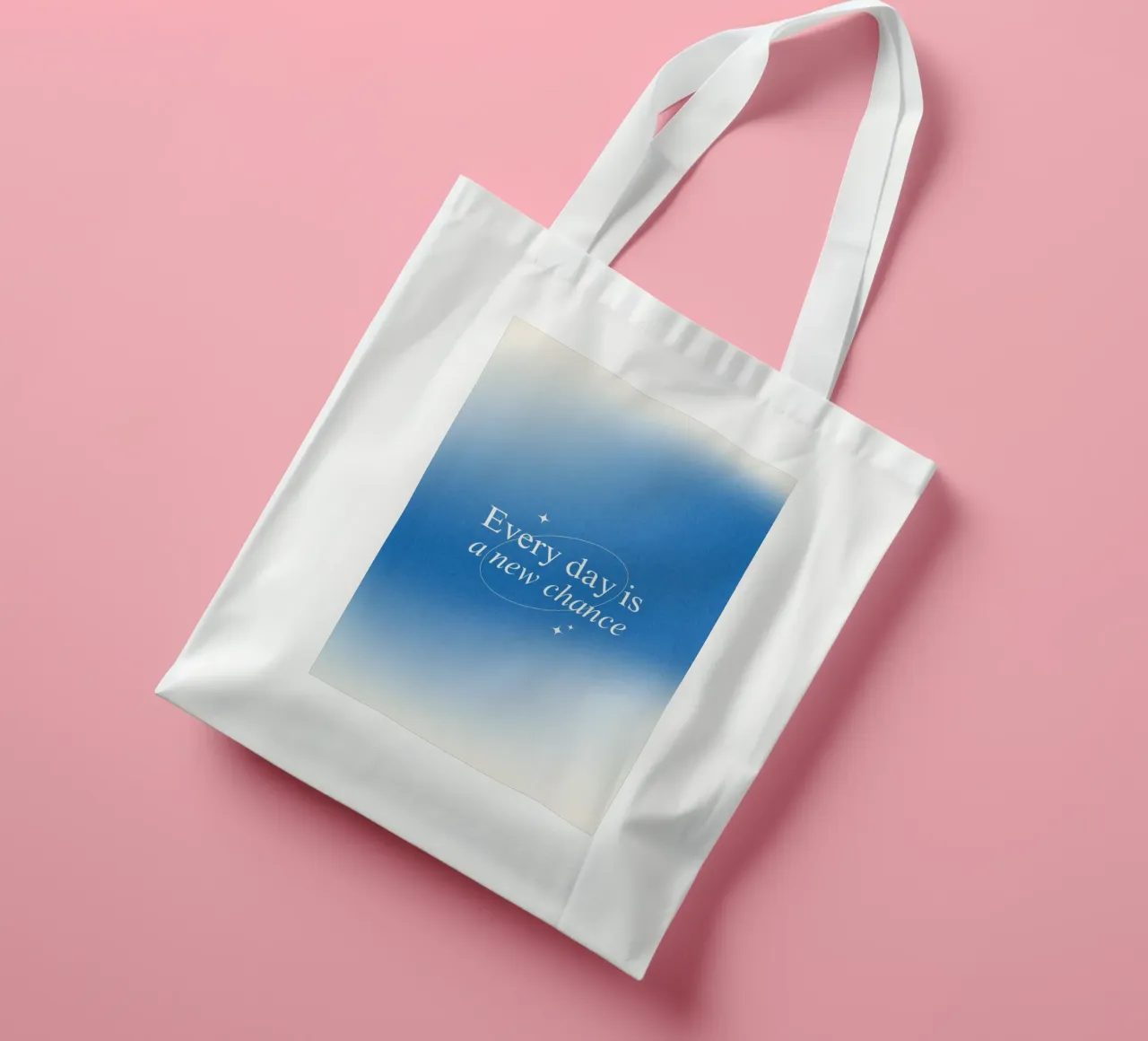 Every day is a new chance borsa in juta da personalgrowth