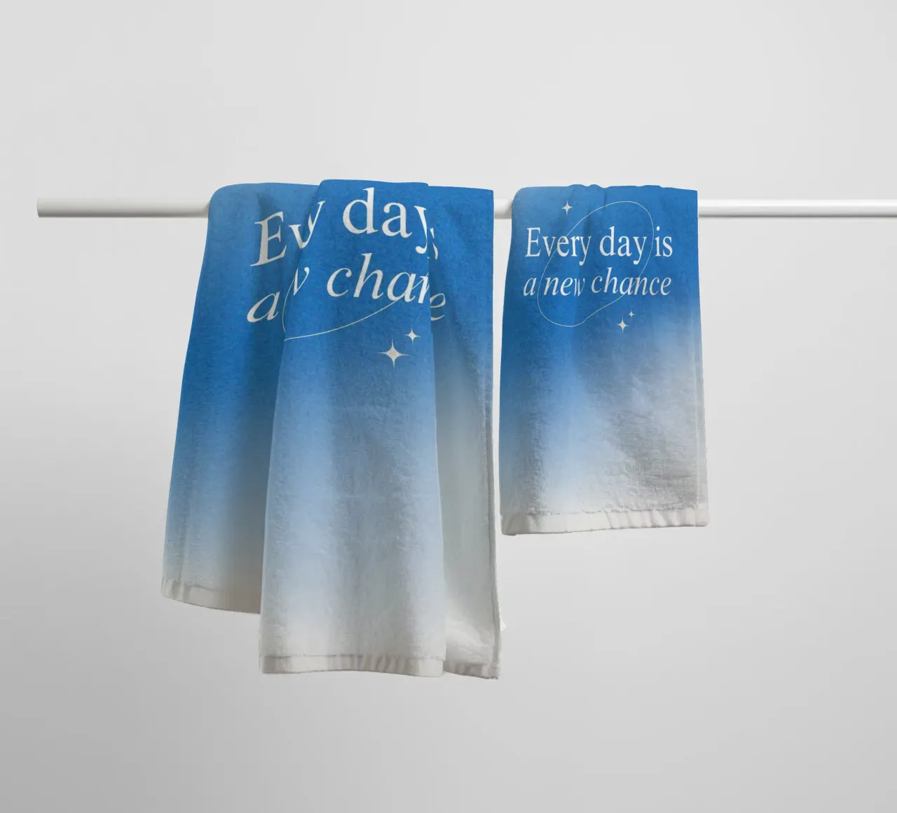Every day is a new chance asciugamano da bagno da personalgrowth