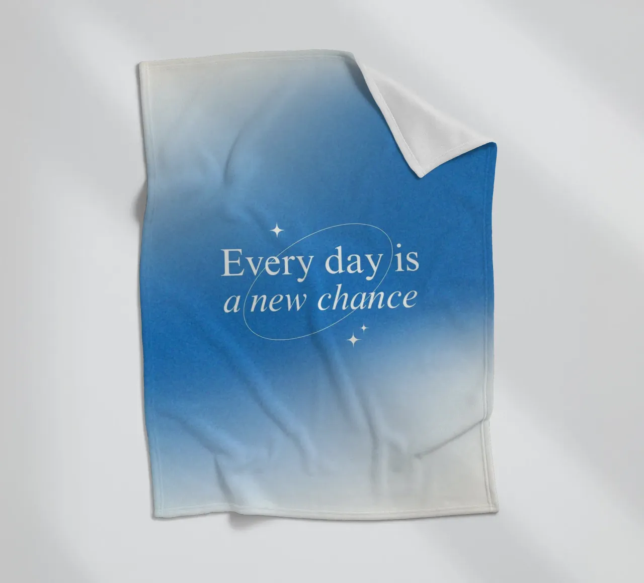 Every day is a new chance coperta in pile da personalgrowth