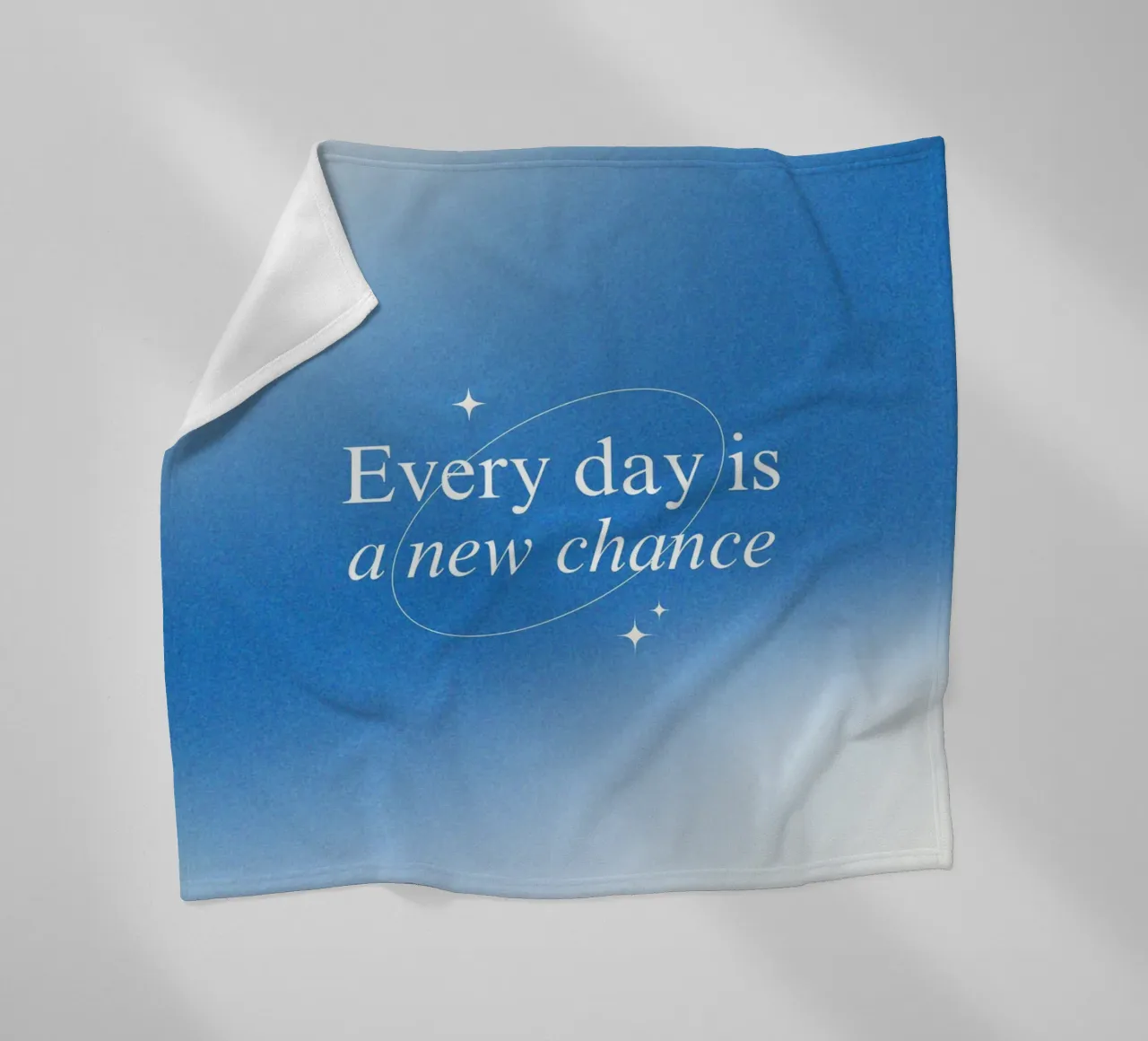 Every day is a new chance coperta in pile da personalgrowth