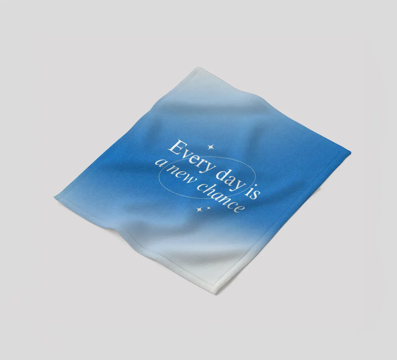Every day is a new chance coperta in pile da personalgrowth