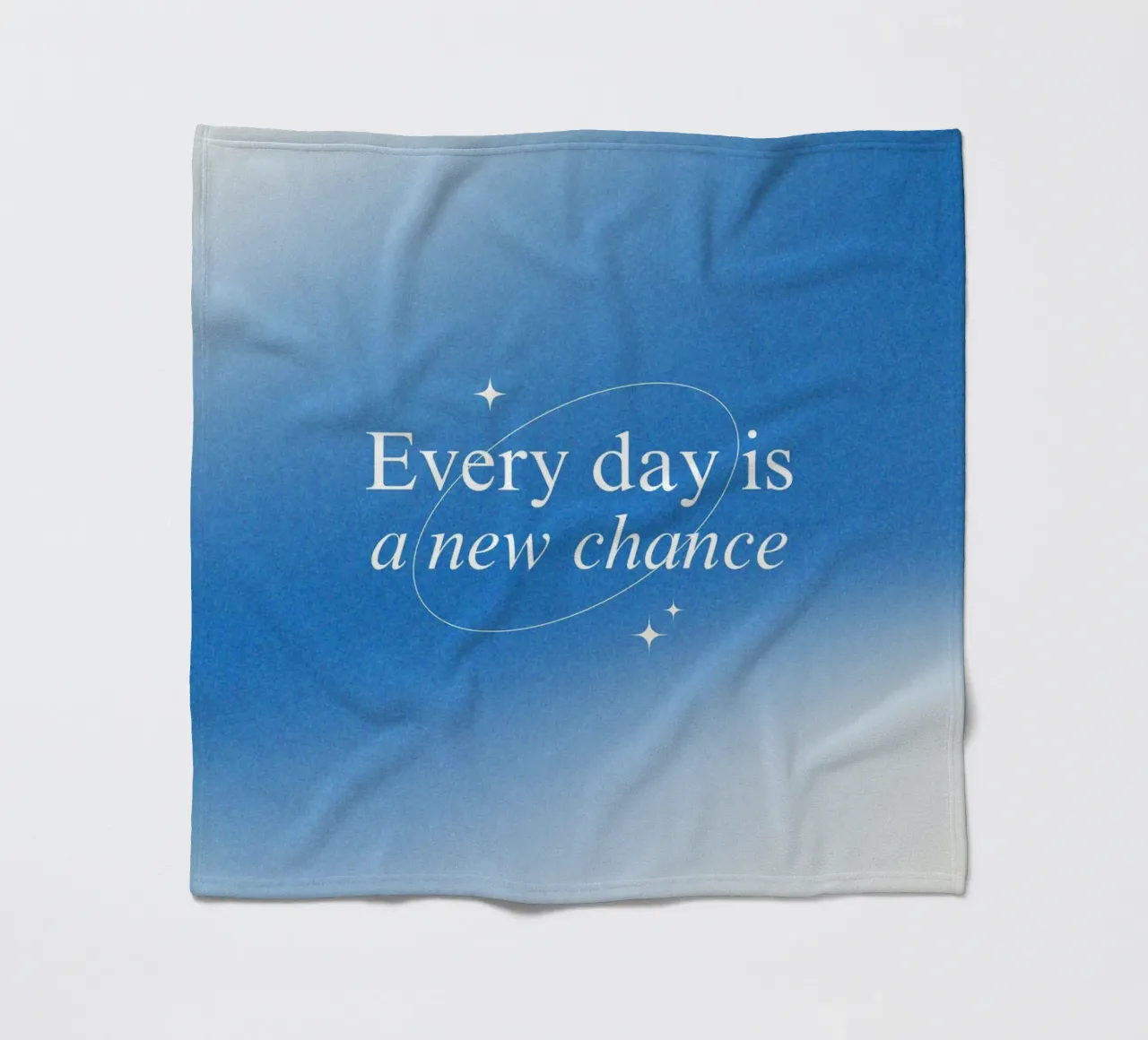 Every day is a new chance coperta in pile da personalgrowth
