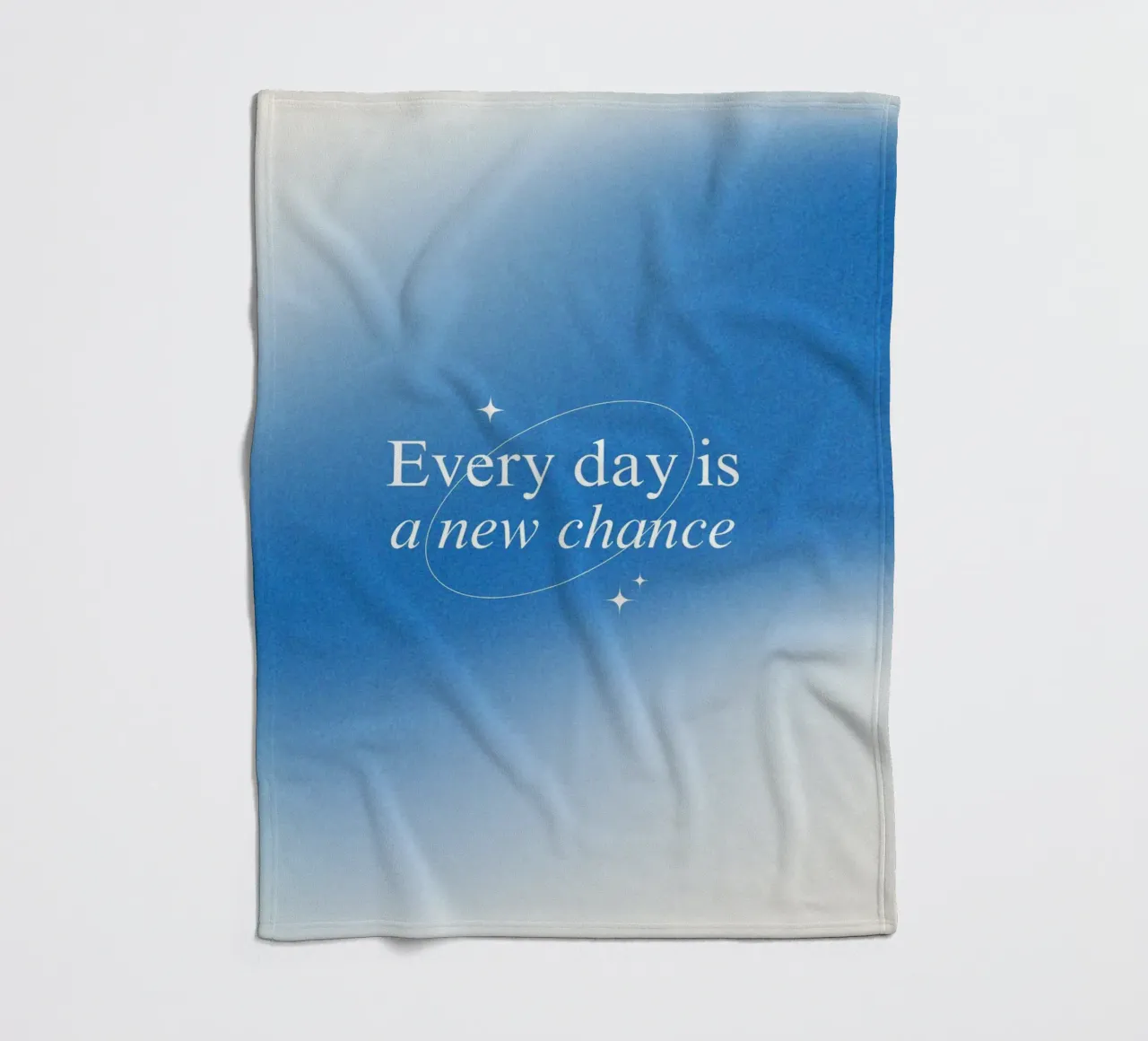 Every day is a new chance coperta in pile da personalgrowth