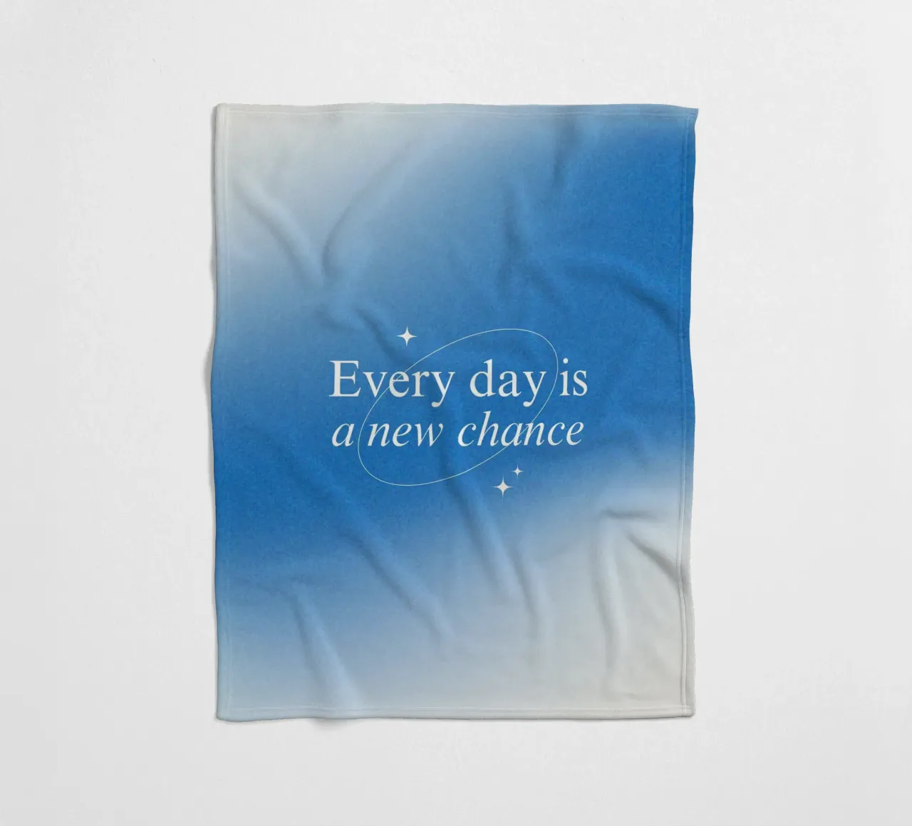 Every day is a new chance coperta in pile da personalgrowth