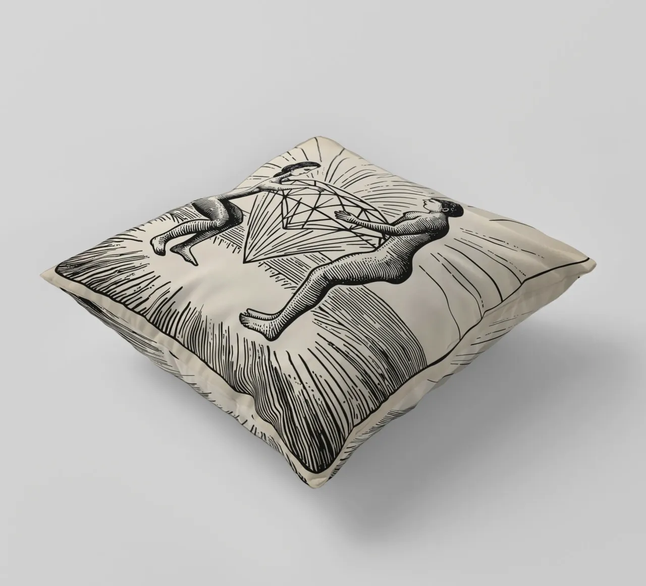 Relationships create diamonds cuscino da personalgrowth