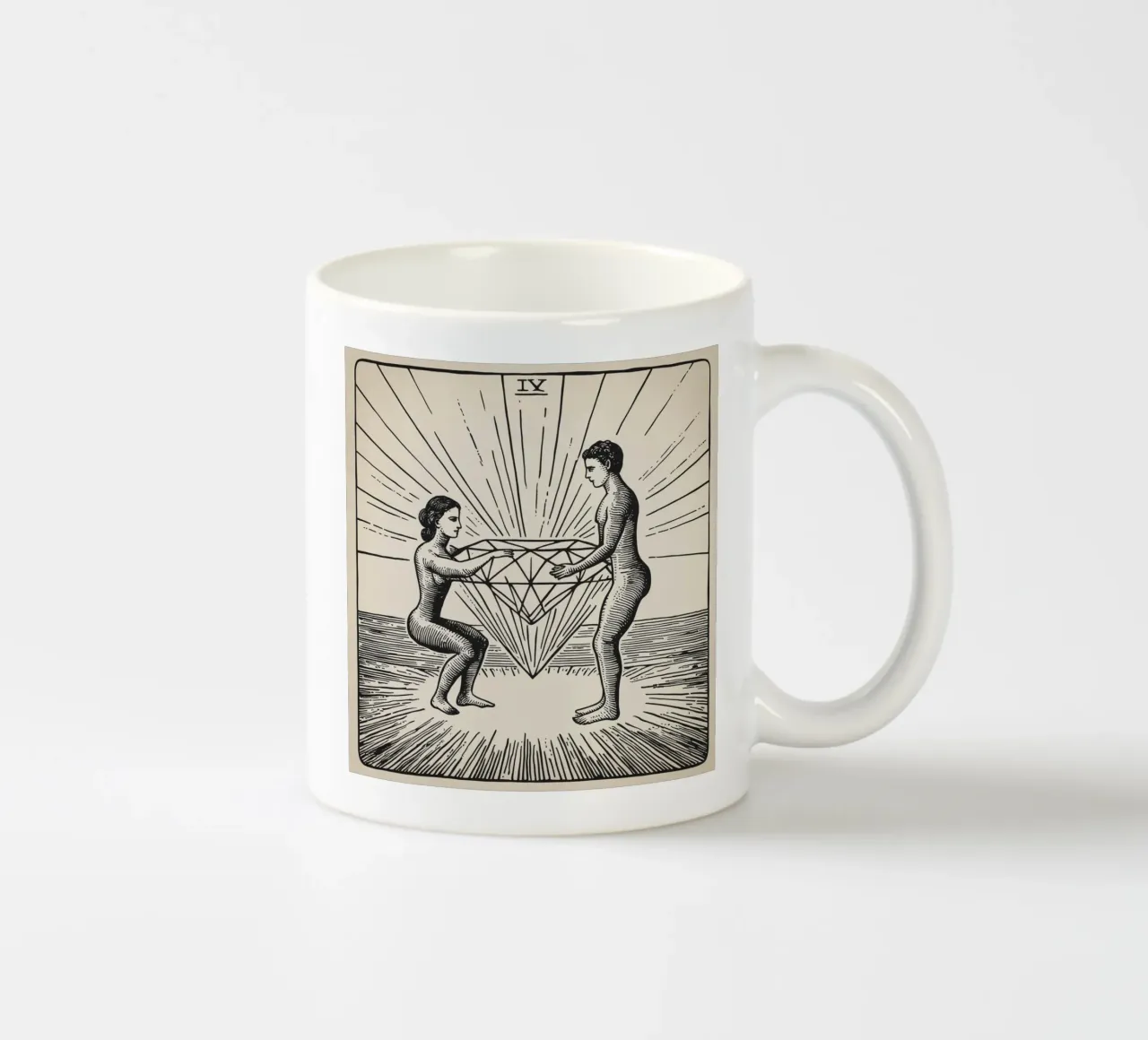 Relationships create diamonds tazza in ceramica da personalgrowth