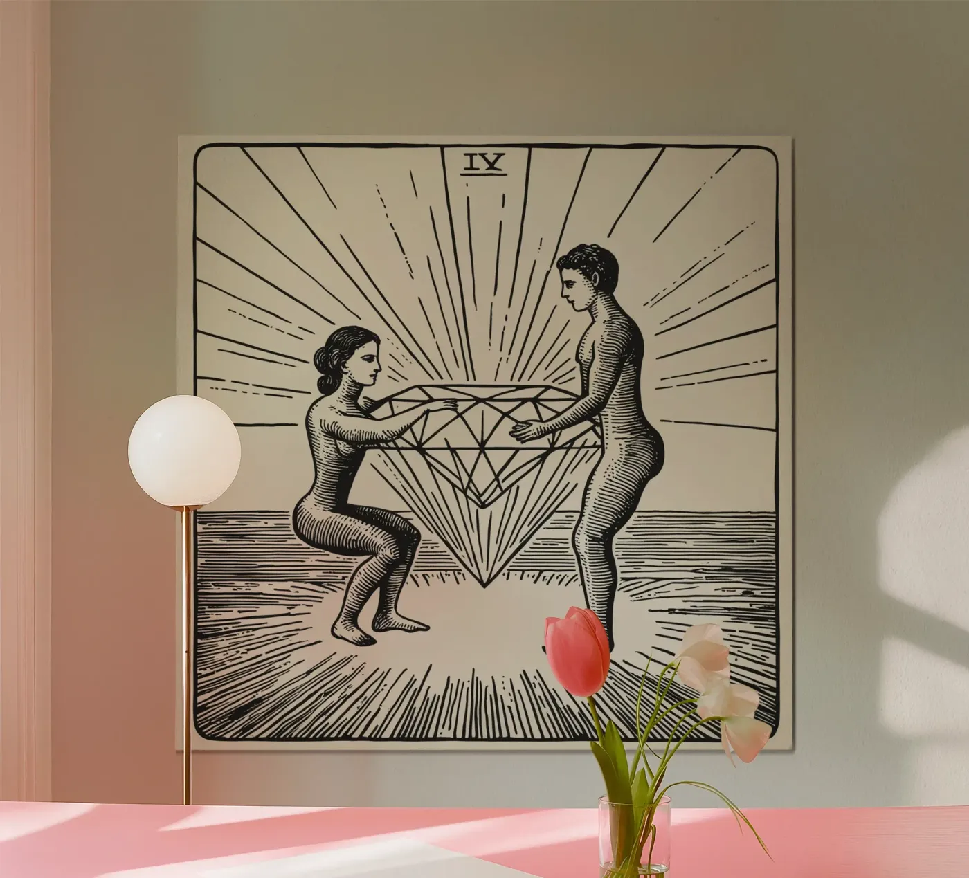 Relationships create diamonds Poster von personalgrowth