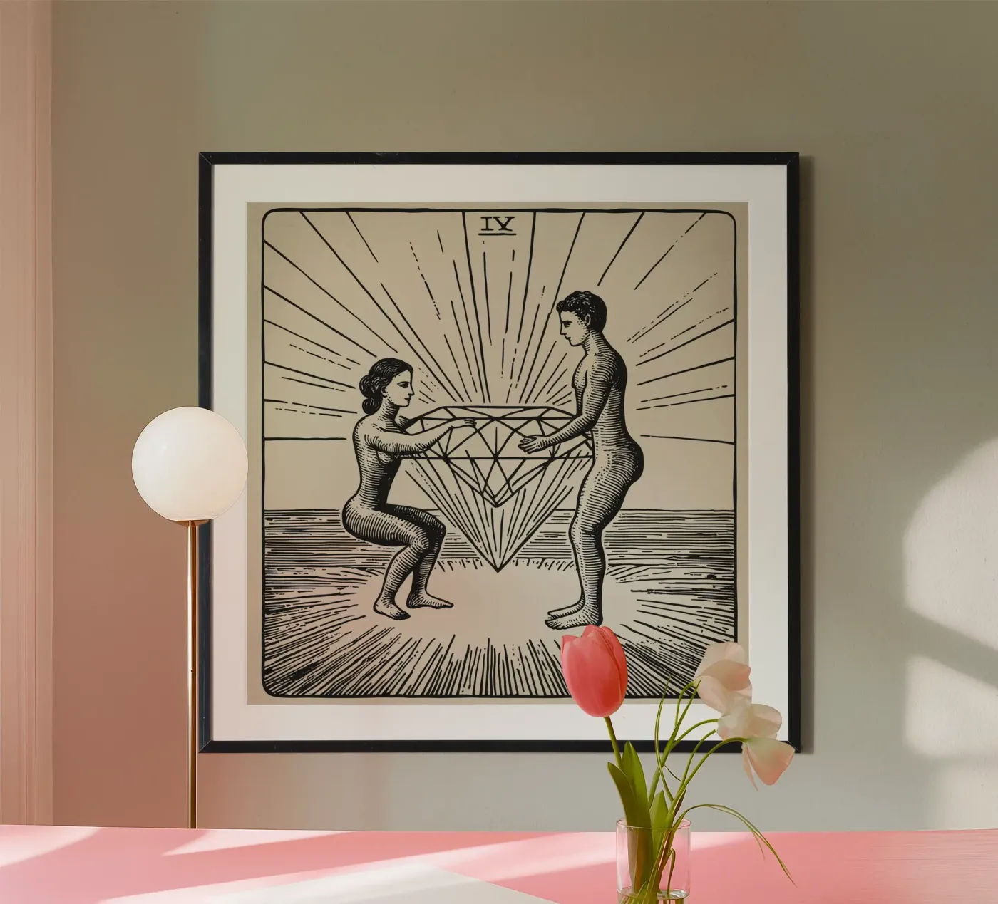 Relationships create diamonds Poster von personalgrowth