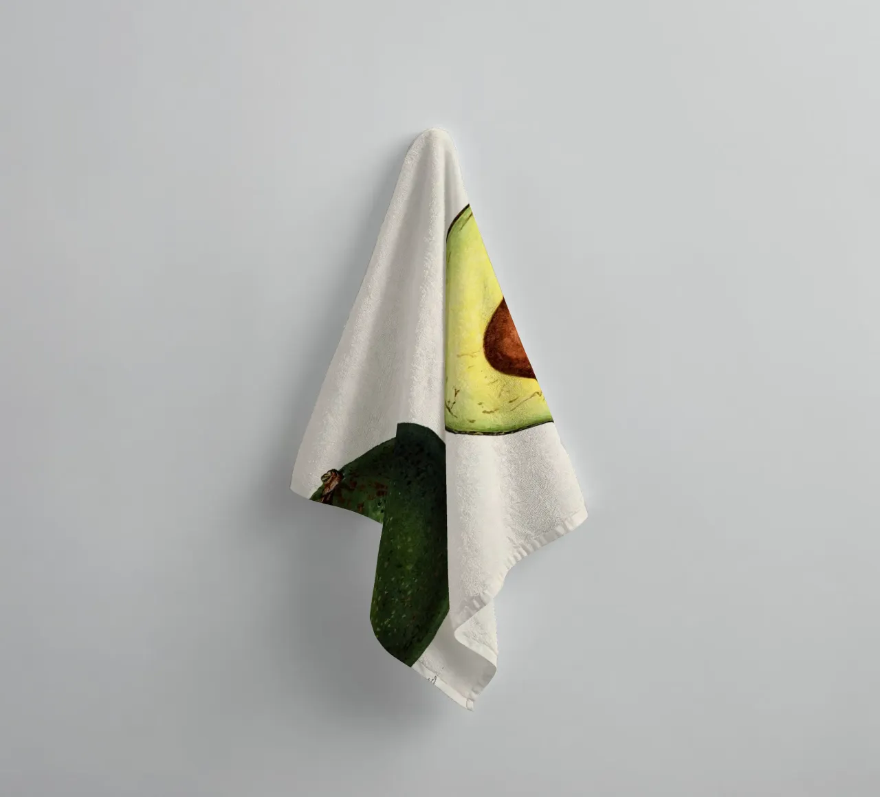 Amanda Almira Newton - Zwei Avocados asciugamano da bagno da Old Masters