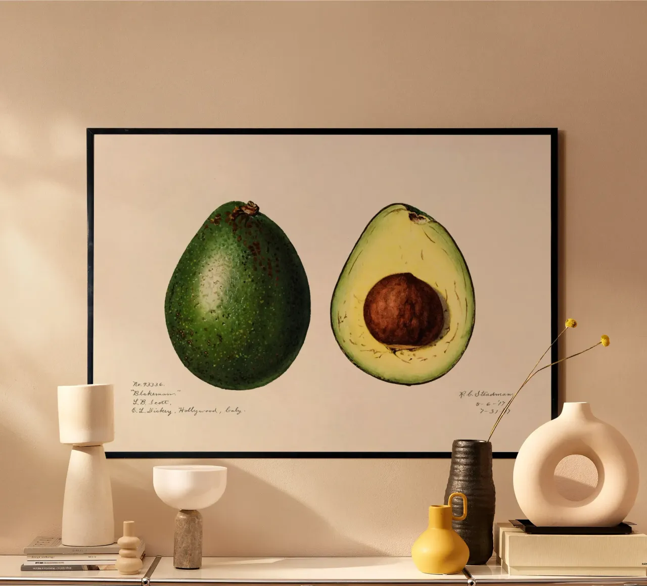 Amanda Almira Newton - Zwei Avocados carta hahnemühle da Old Masters