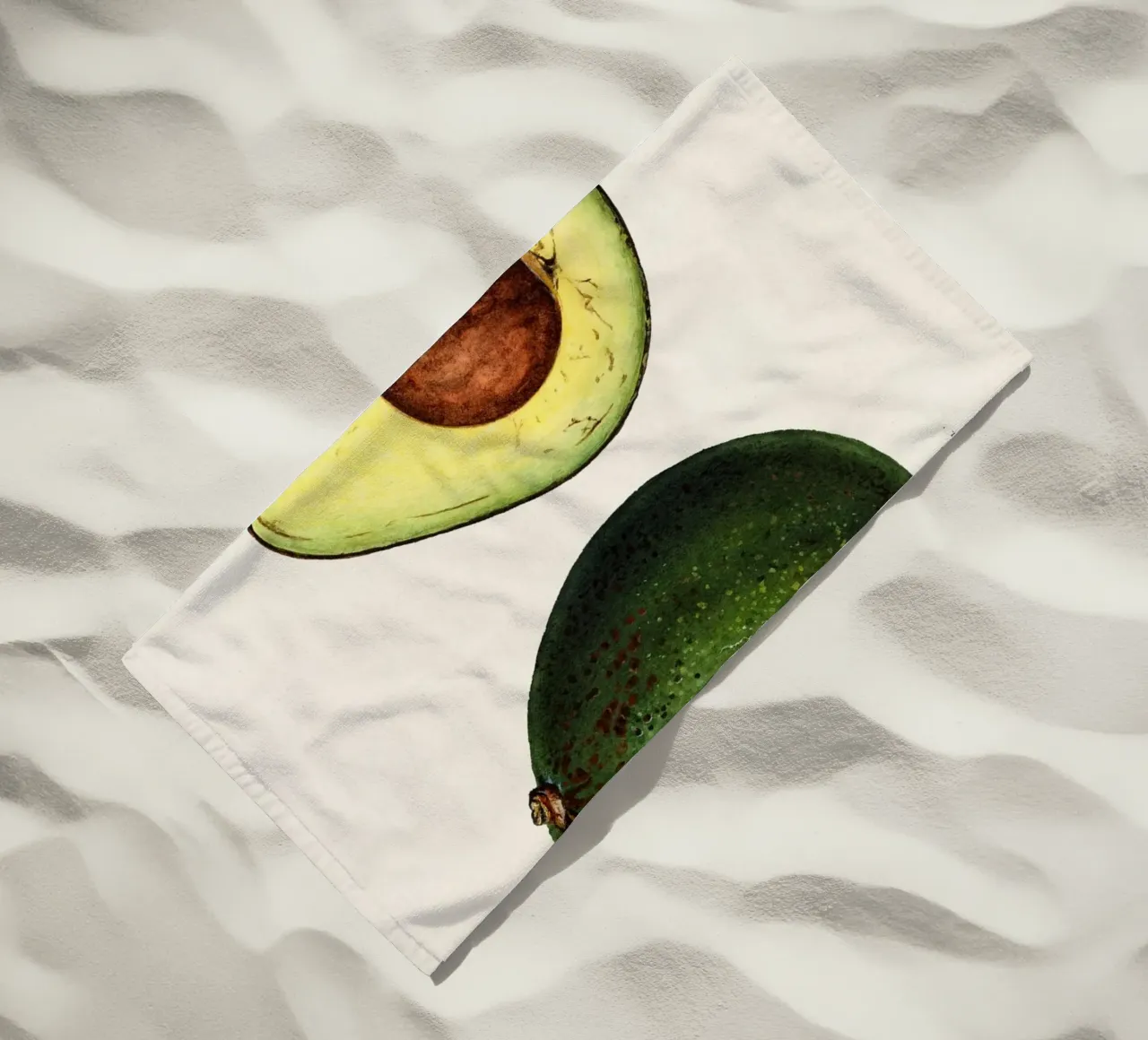 Amanda Almira Newton - Zwei Avocados telo mare da Old Masters