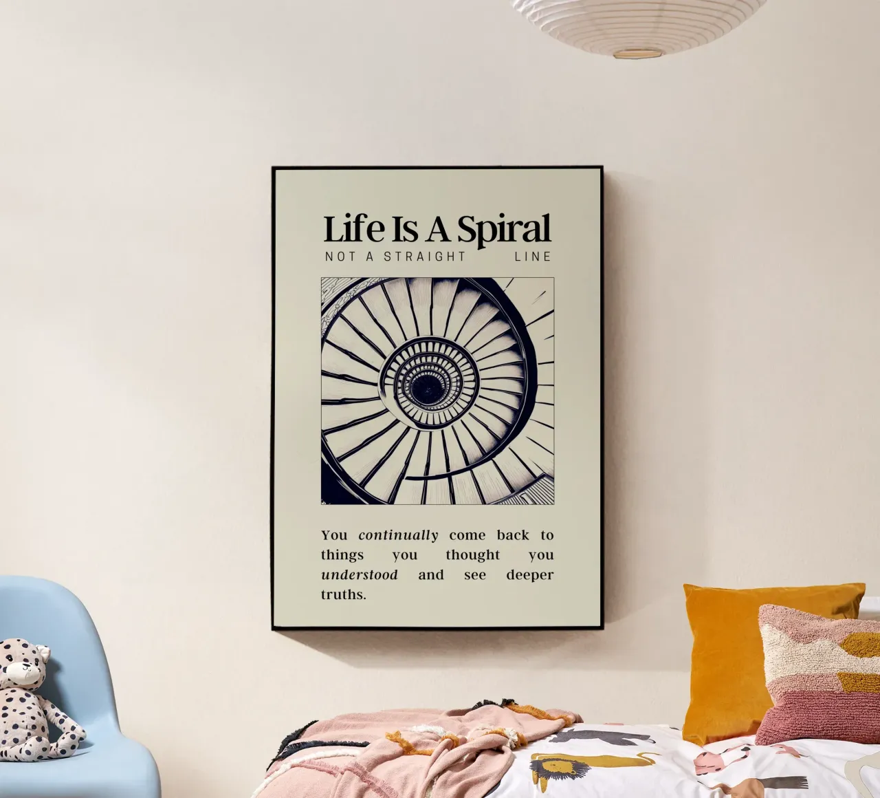Life Is A Spiral plexiglass da personalgrowth