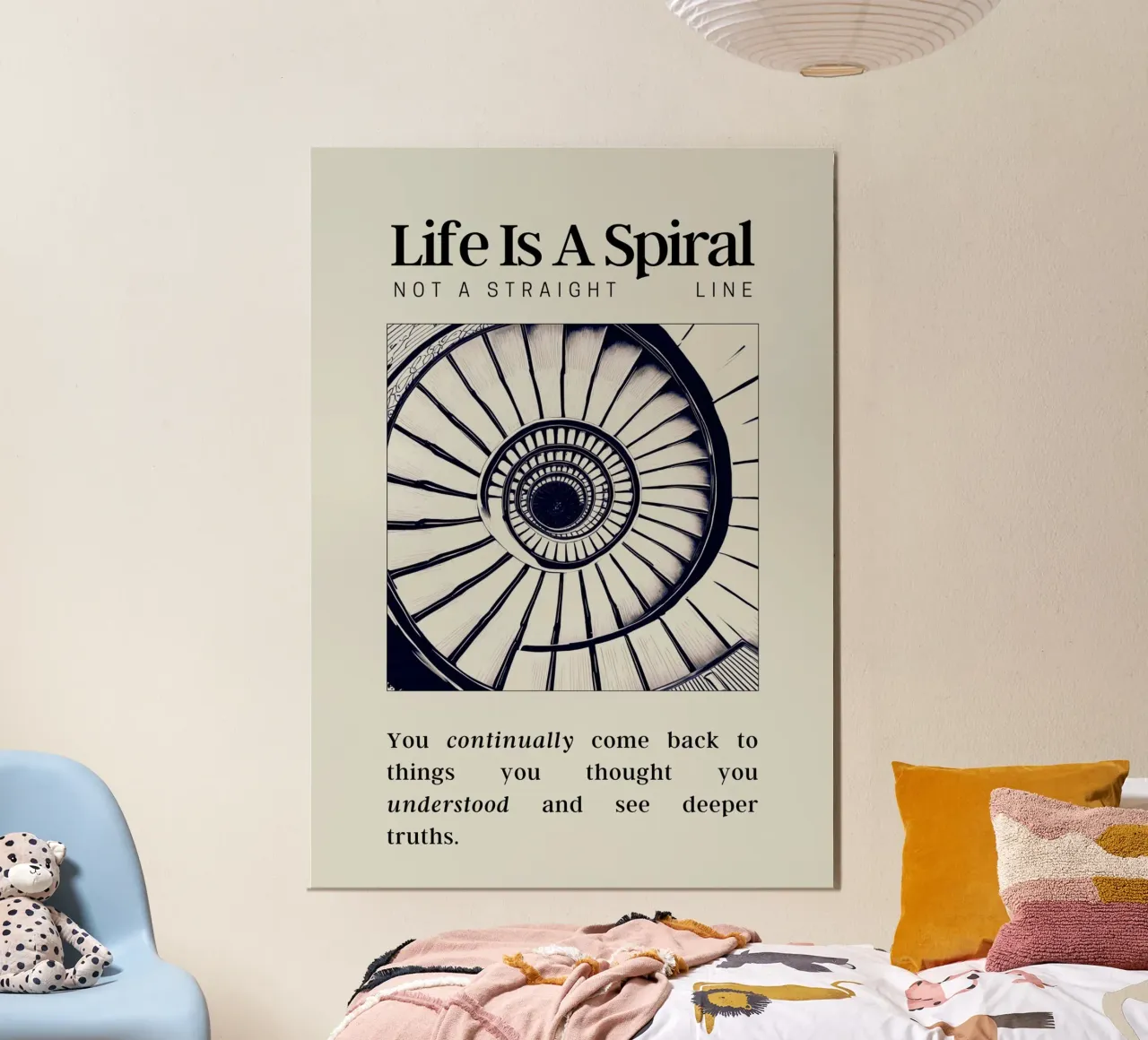 Life Is A Spiral carta hahnemühle da personalgrowth