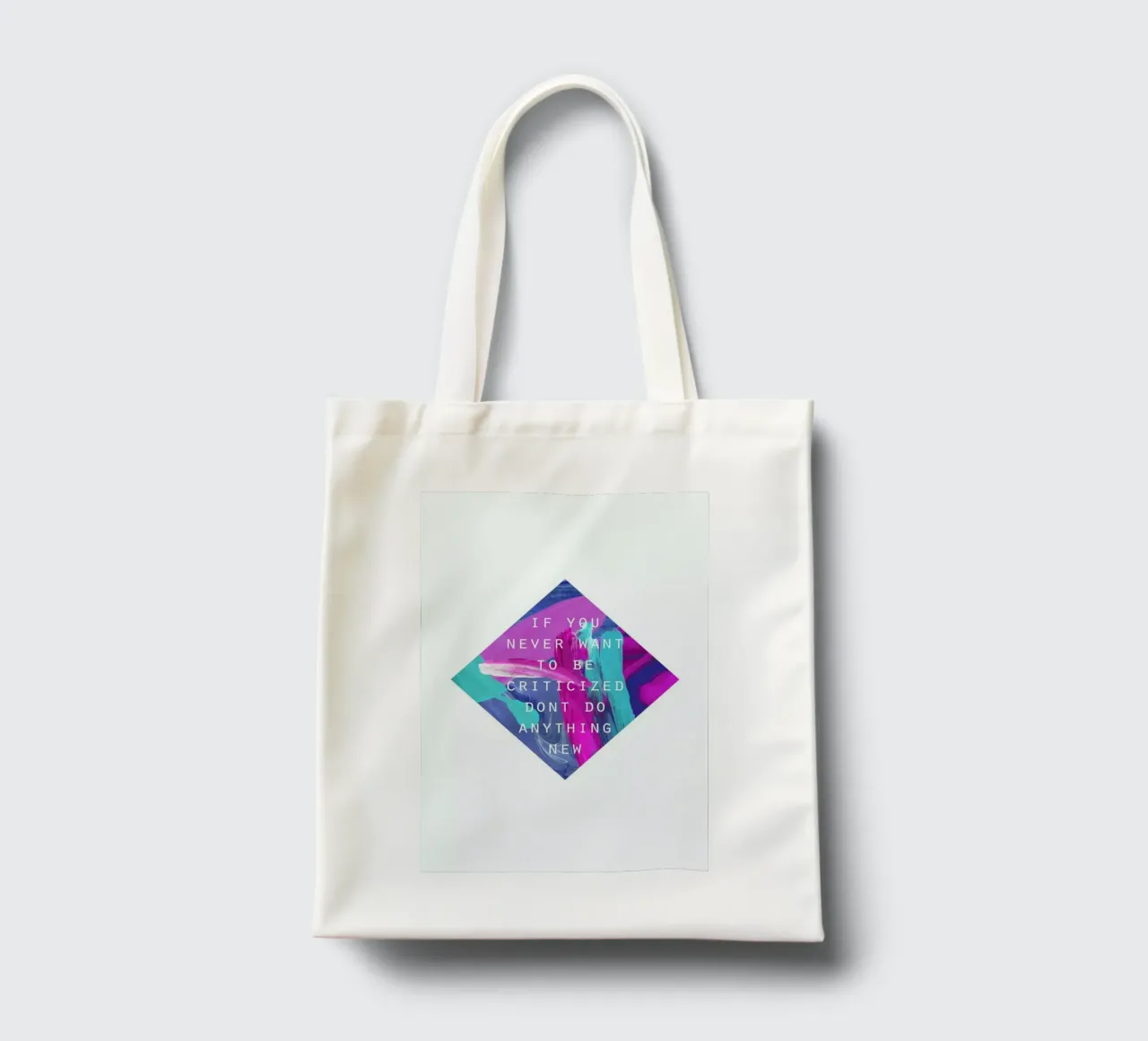 If You Never borsa in juta da Hanna Kastl-Lungberg
