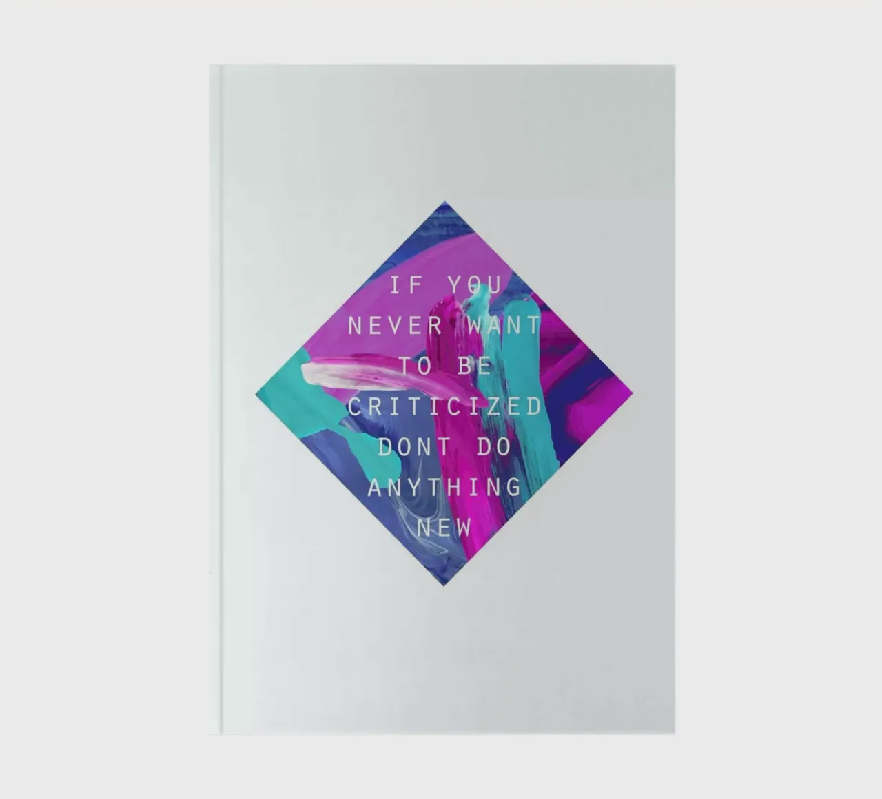 If You Never notebook by Hanna Kastl-Lungberg