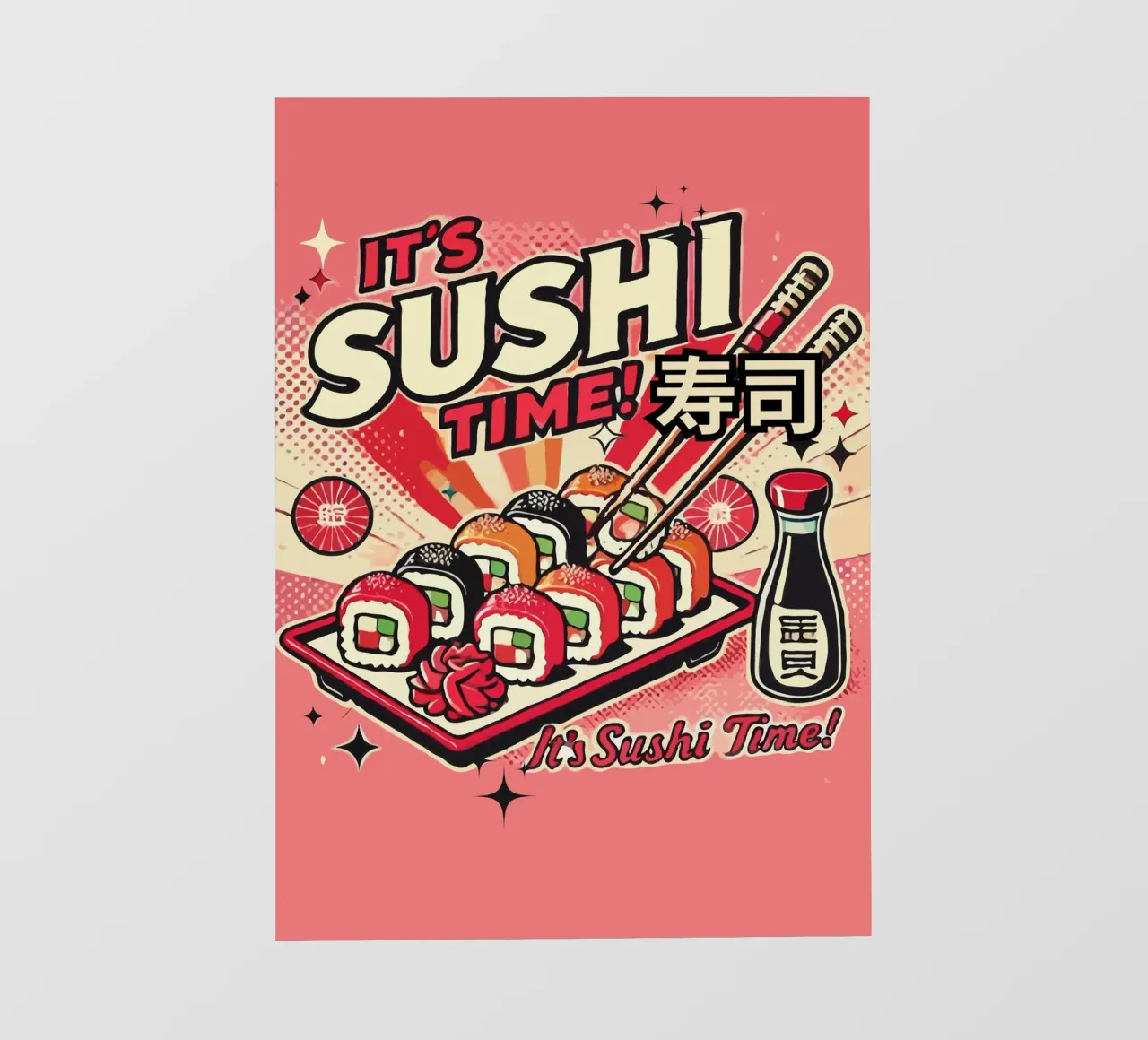 It's Sushi Time! pellicola backlit da ramosashop