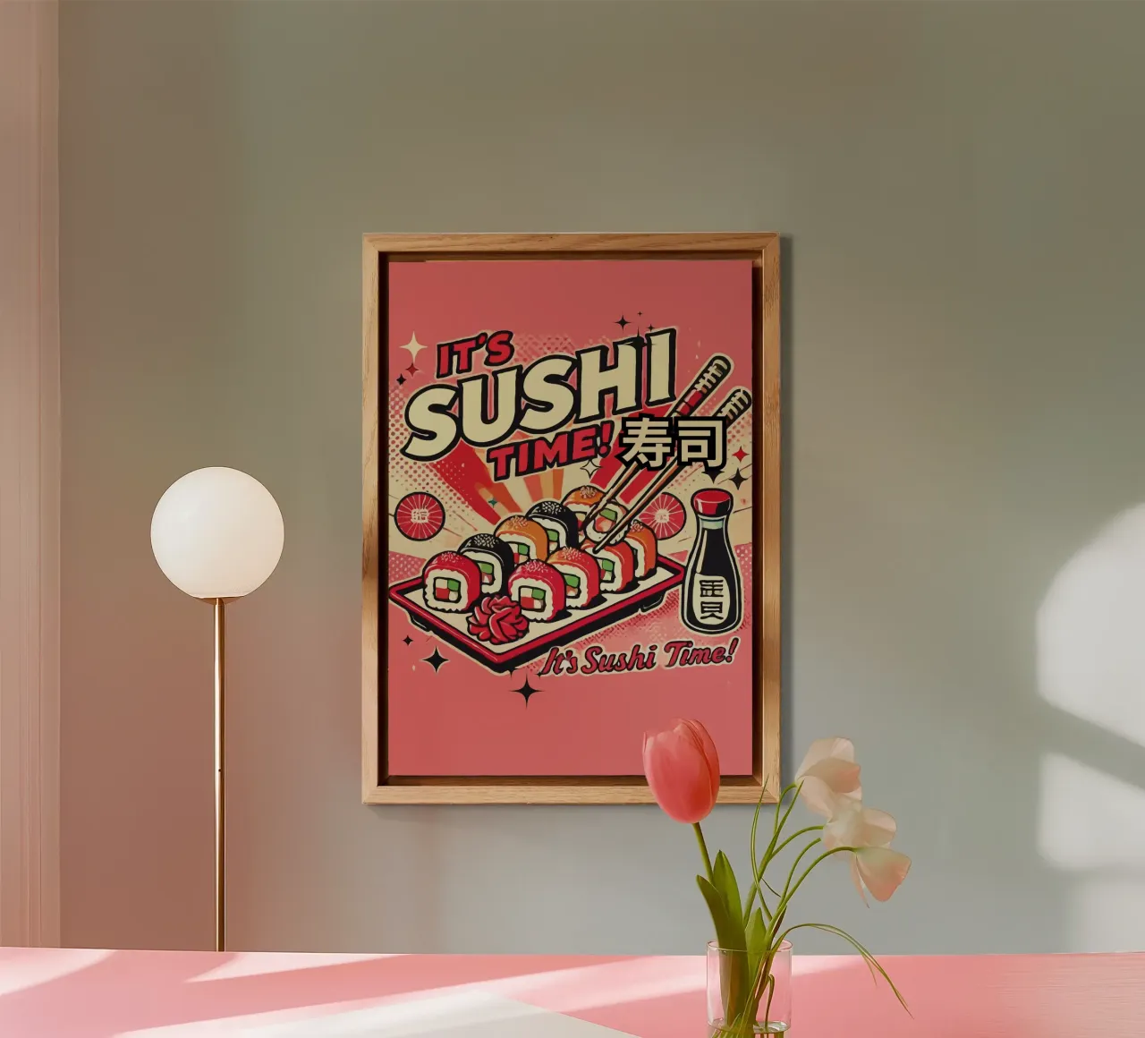It's Sushi Time! alluminio dibond da ramosashop