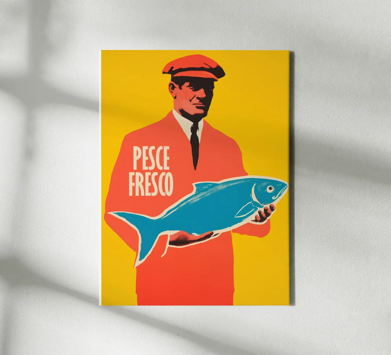 Pesce Fresco - Pesce Fresco | Manifesto anni '60 tela da Autofocus