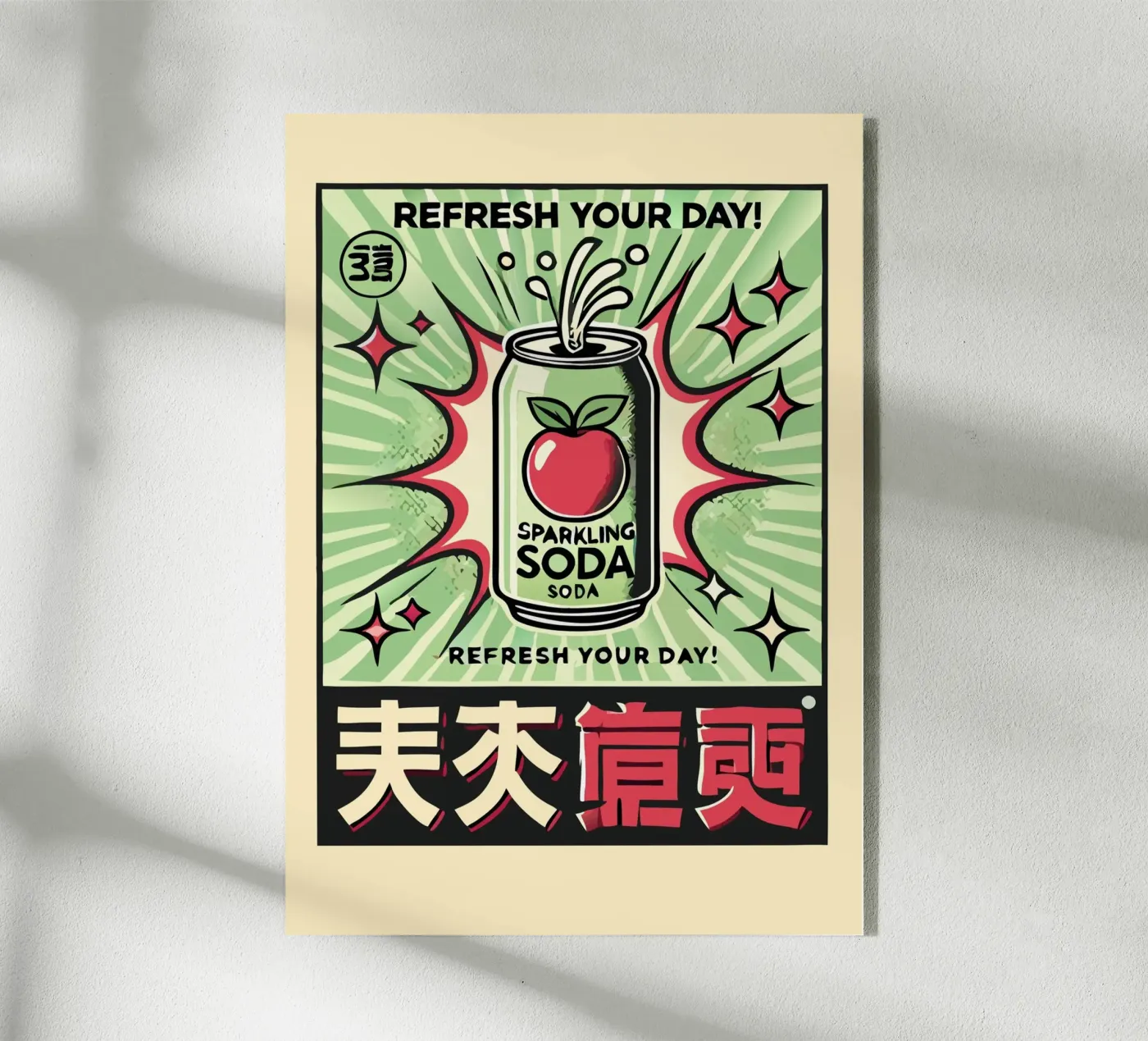 REFRESH YOUR DAY! plexiglas de ramosashop