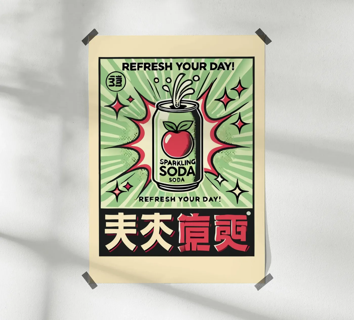 REFRESH YOUR DAY! poster by ramosashop