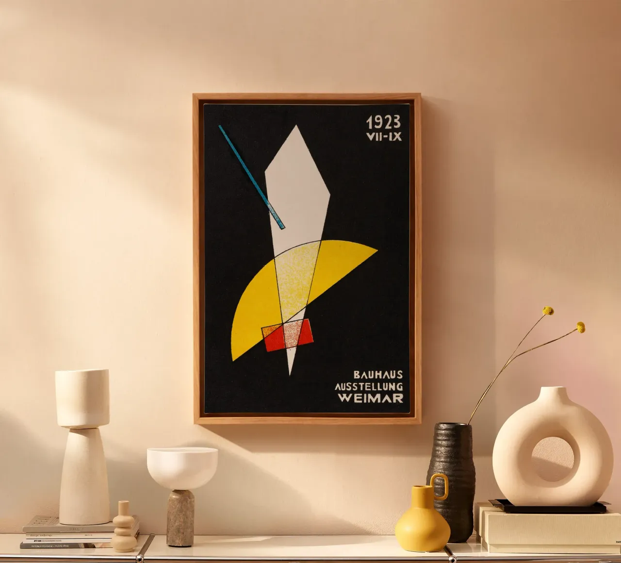 Ausstellung - Bauhaus Weimar tela con Cornice a cassetta da Old Masters