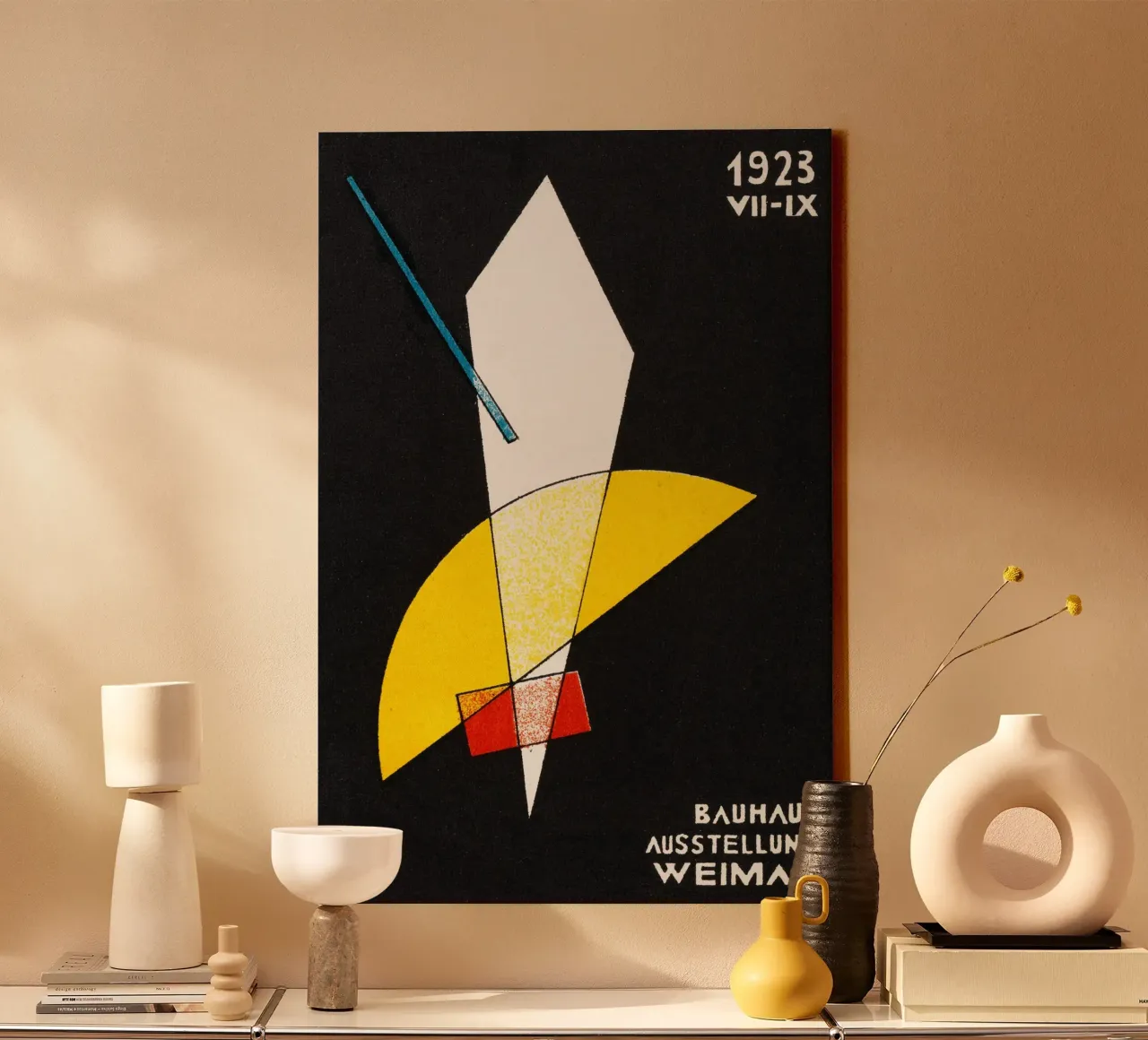 Ausstellung - Bauhaus Weimar tela con Cornice a cassetta da Old Masters