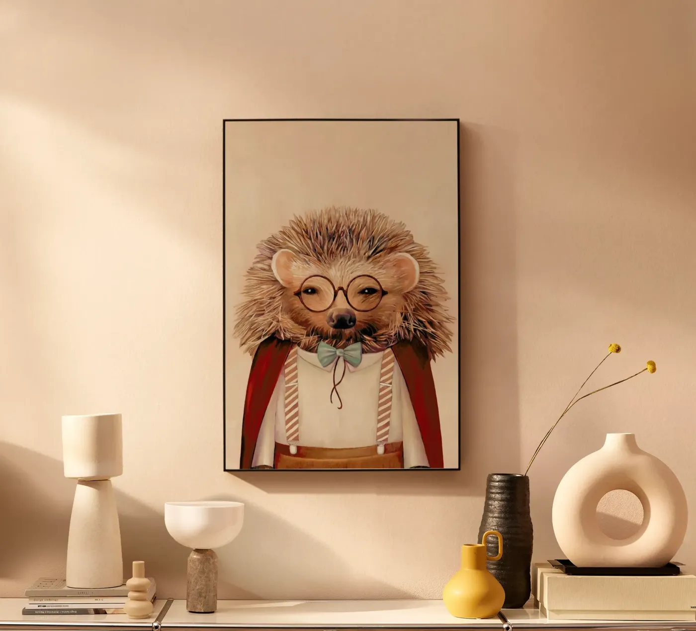 Hedgehog alluminio dibond da Animal Crew